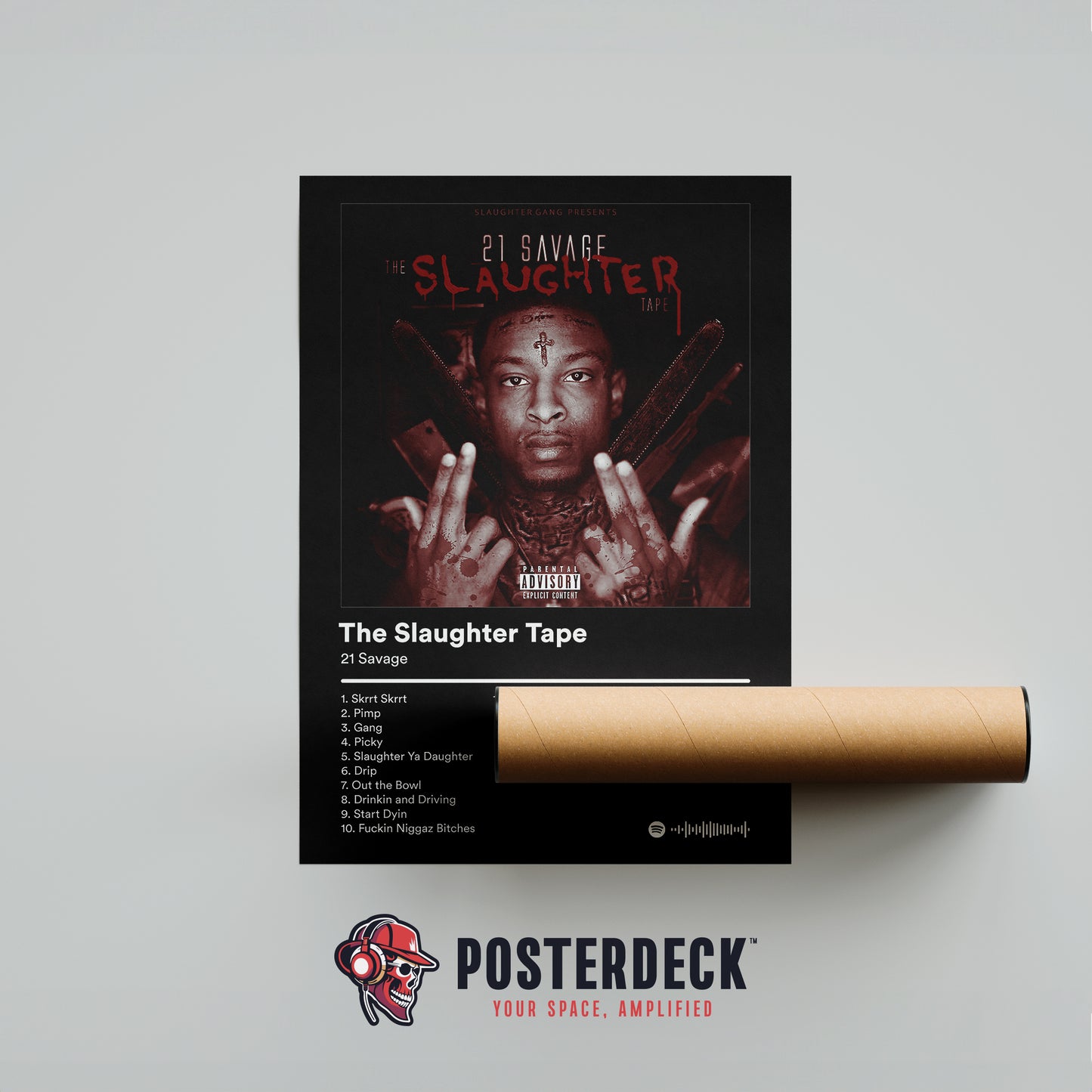 21 Savage 'The Slaughter Tape' Album Poster