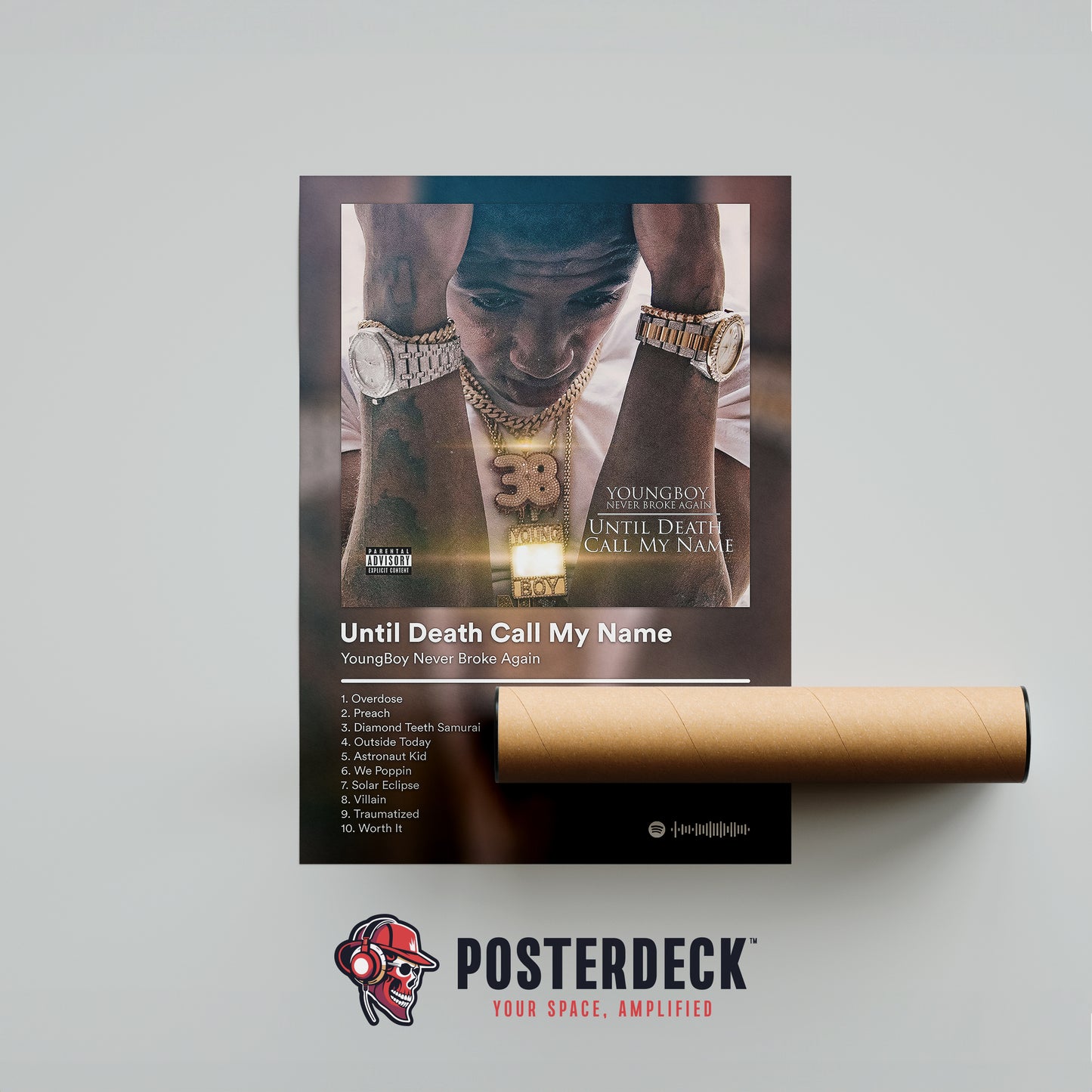 YoungBoy Never Broke Again 'Until Death Call My Name' Album Poster