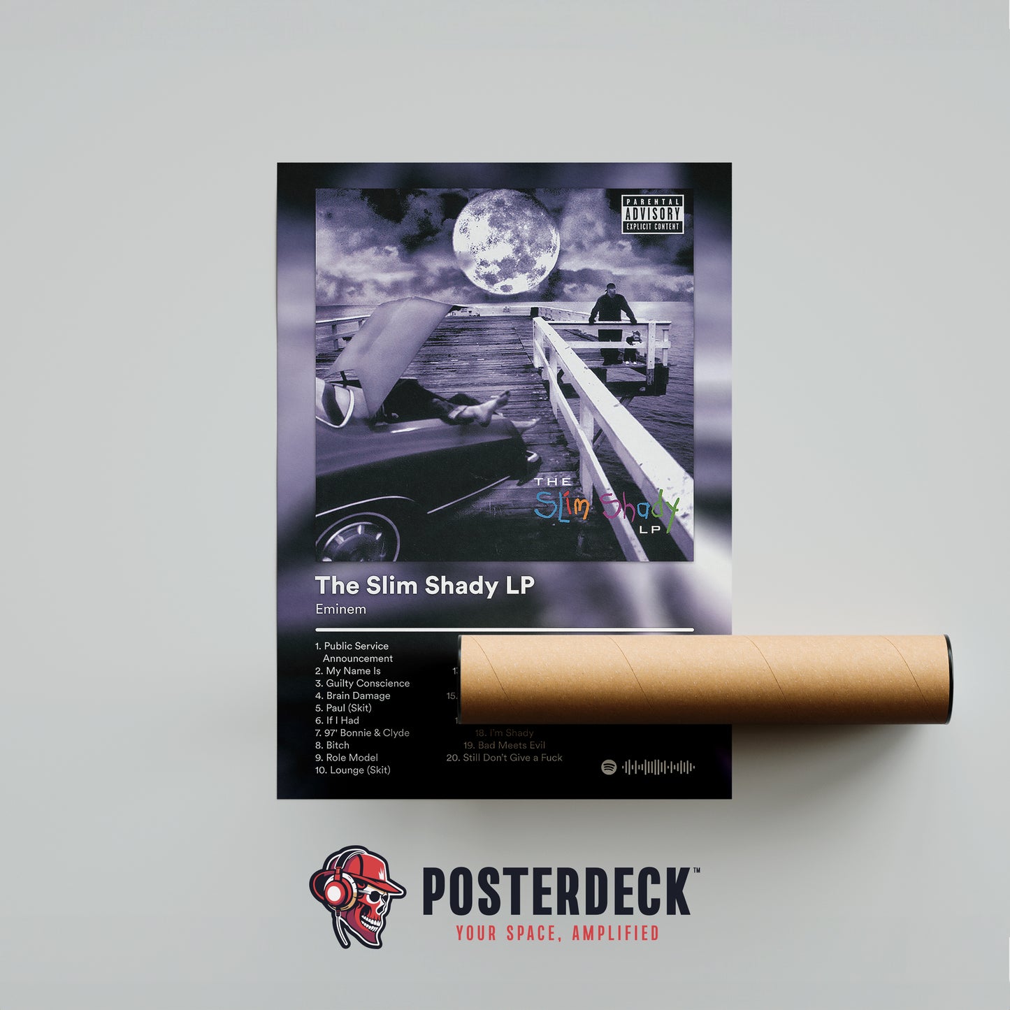 Eminem 'The Slim Shady LP' Album Poster