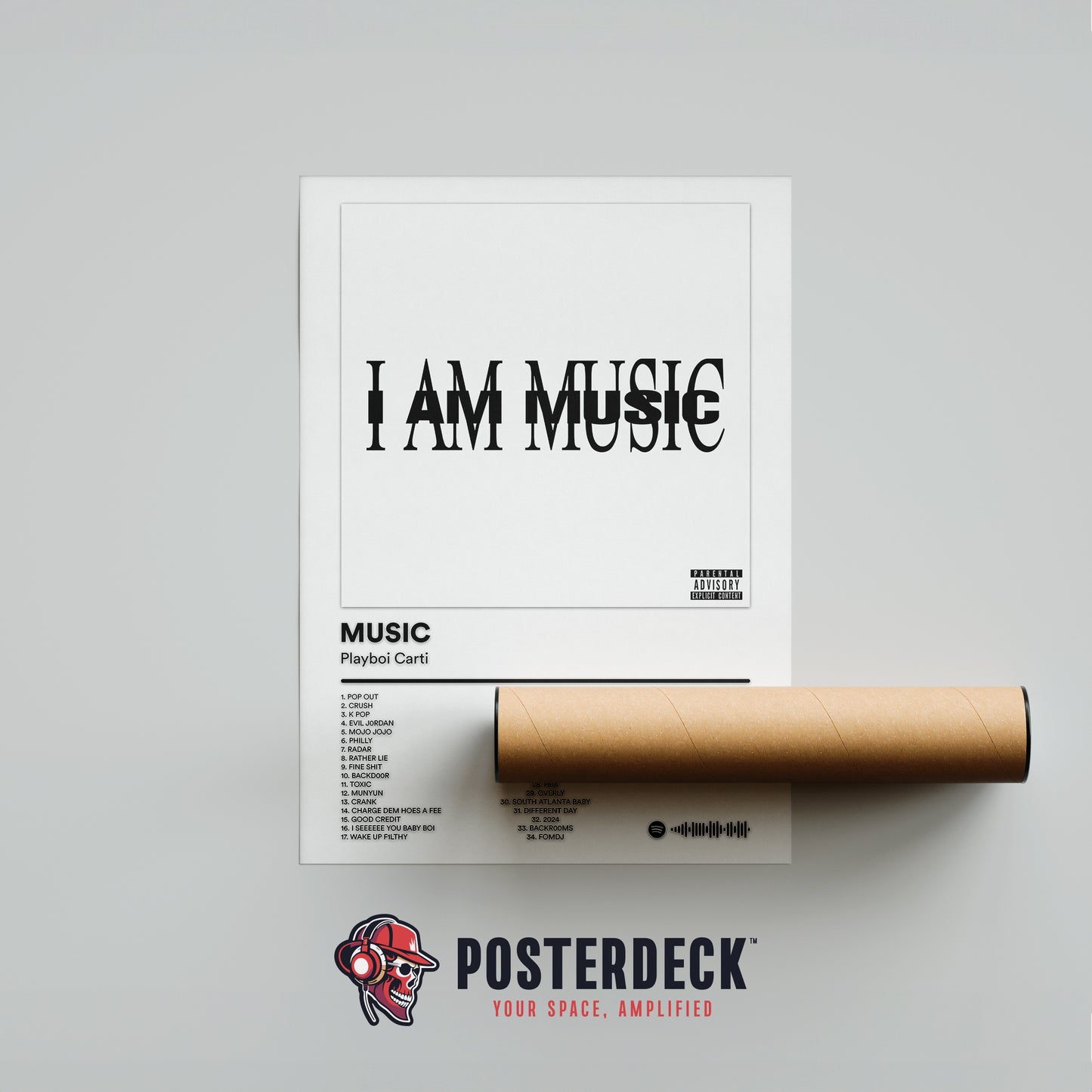 Playboi Carti 'Music' Album Poster