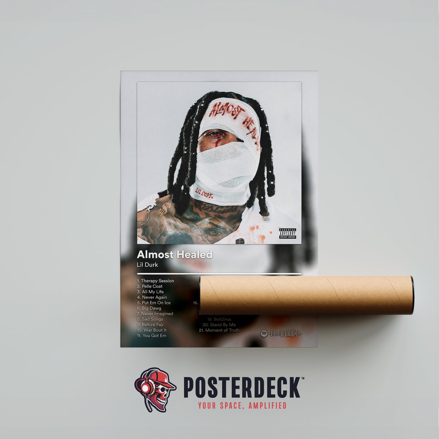 Lil Durk 'Almost Healed' Album Poster