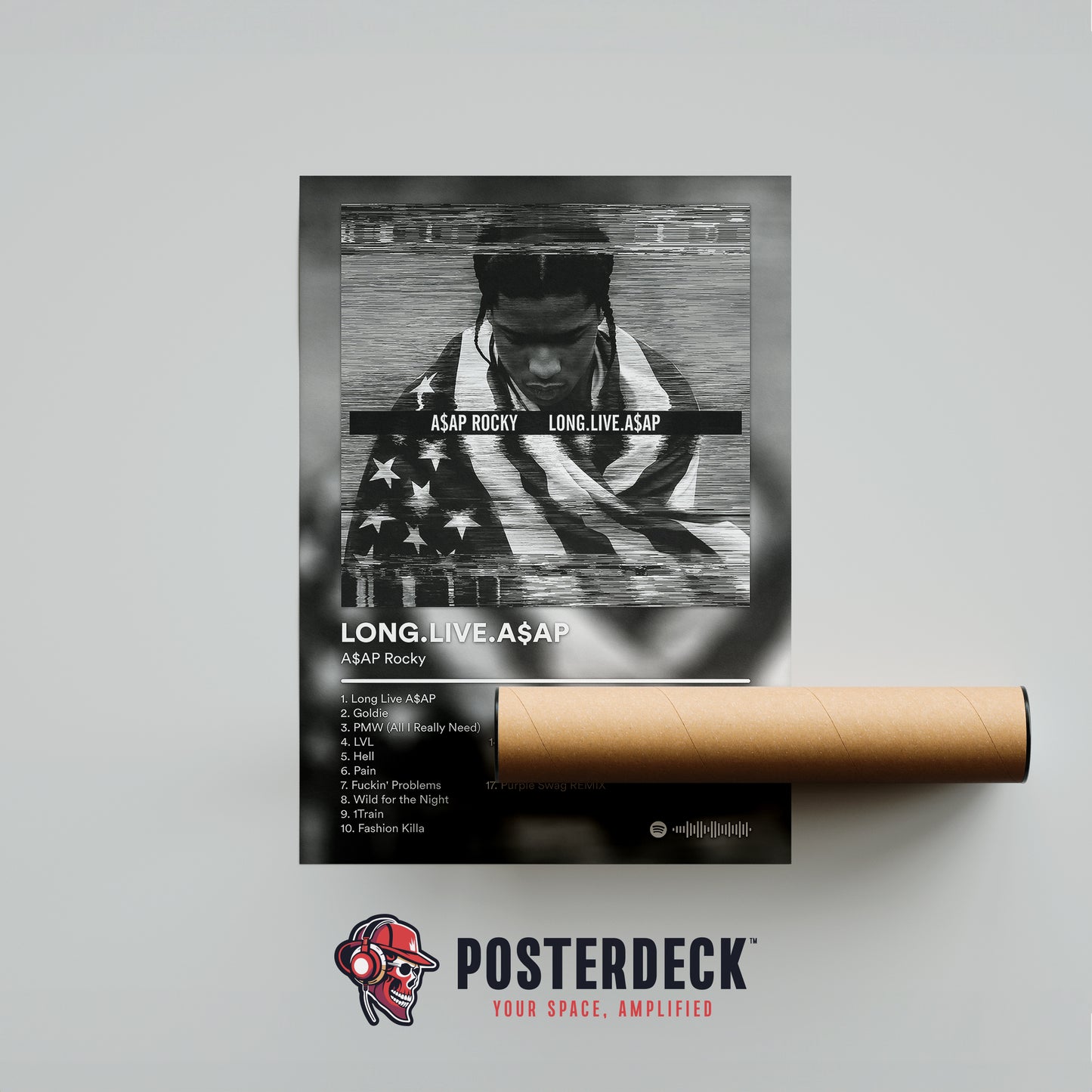 ASAP Rocky 'LONG.LIVE.A$AP' Album Poster