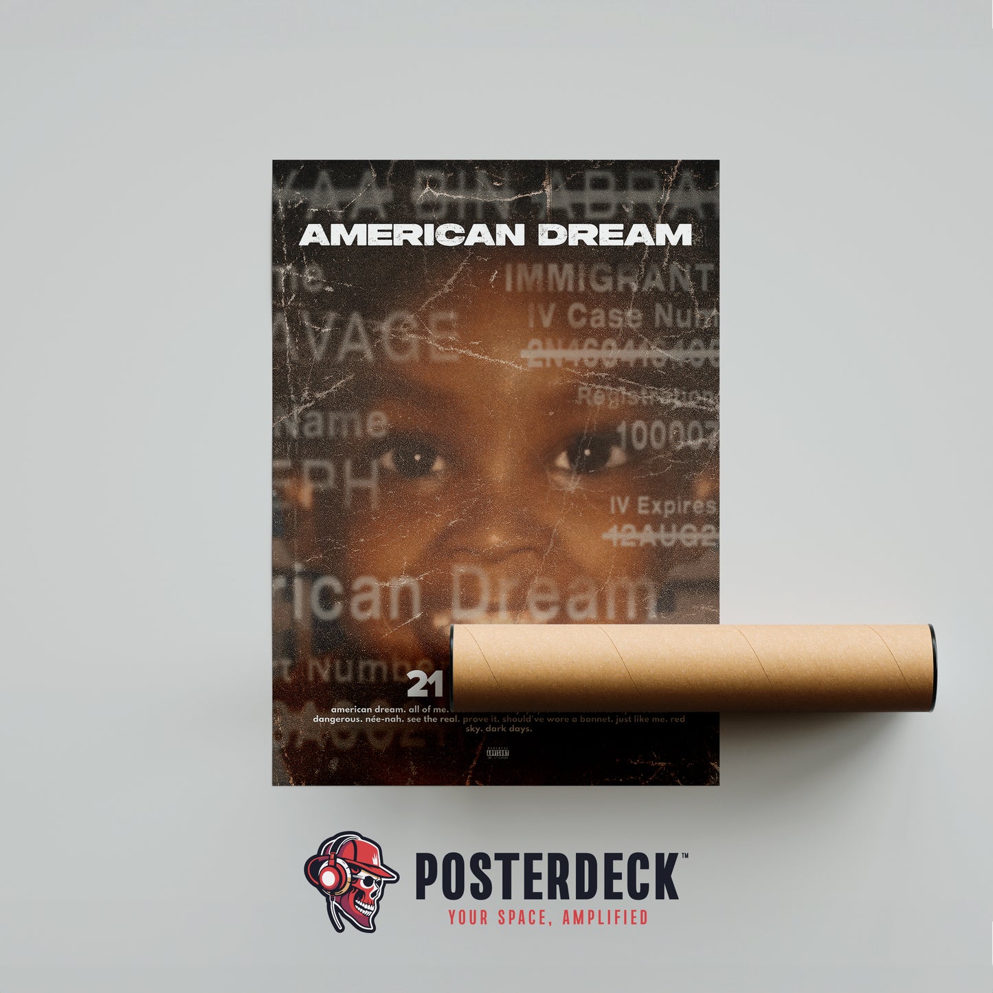 21 Savage 'American Dream' Poster