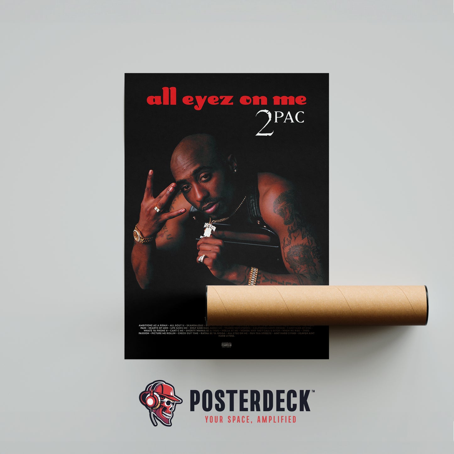 2Pac 'All Eyez On Me' Poster