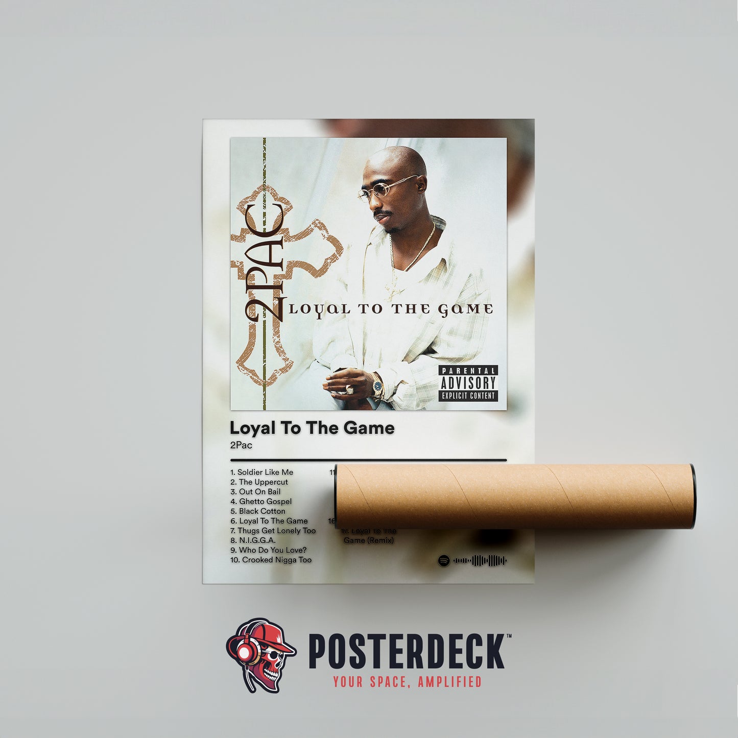 2Pac 'Loyal To The Game' Album Poster