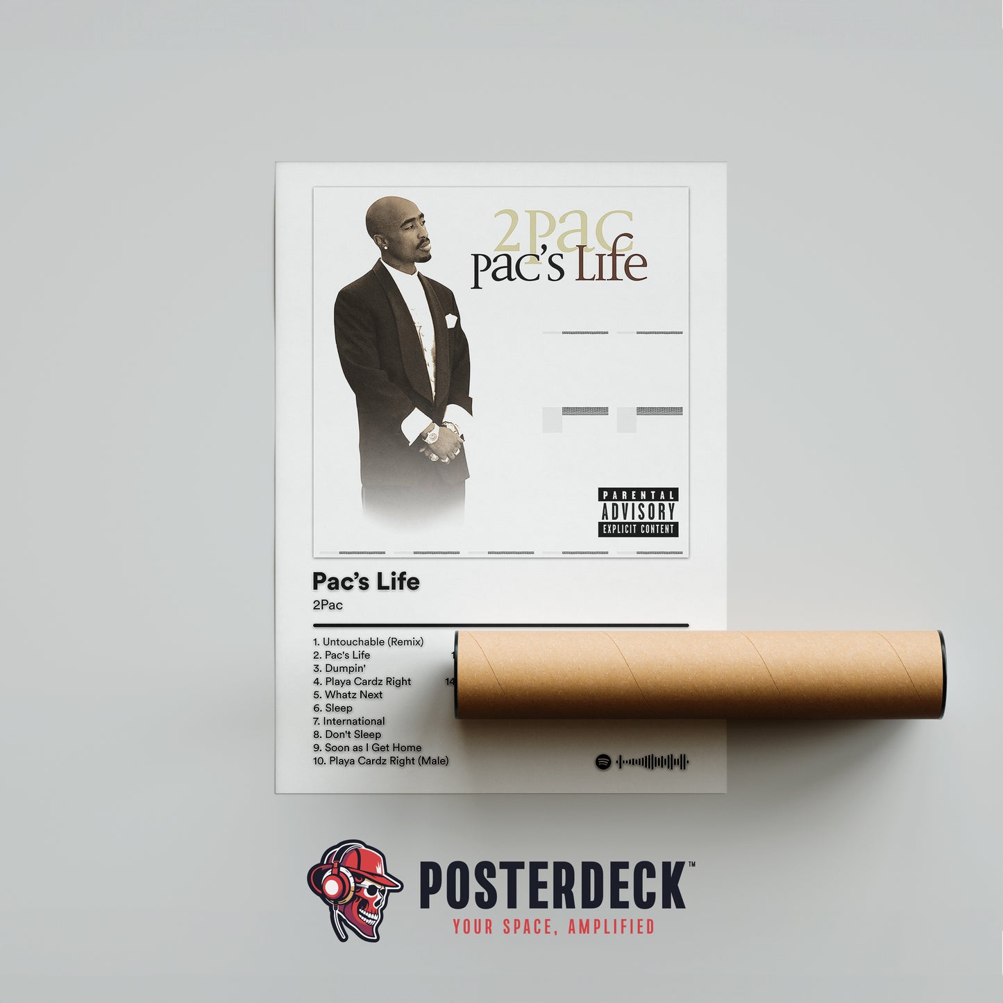2Pac 'Pac’s Life' Album Poster