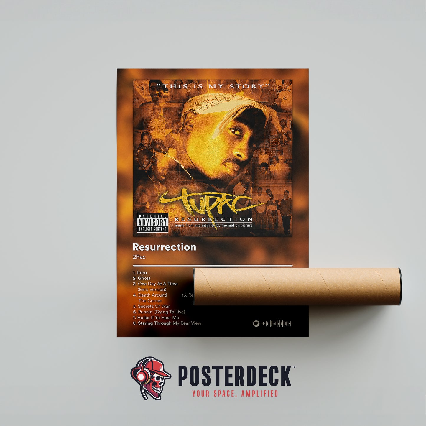 2Pac 'Resurrection' Album Poster