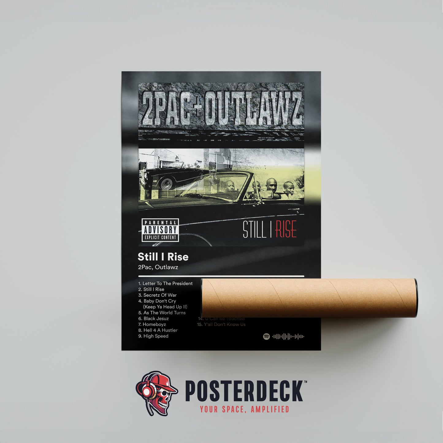 2Pac 'Still I Rise' Album Poster