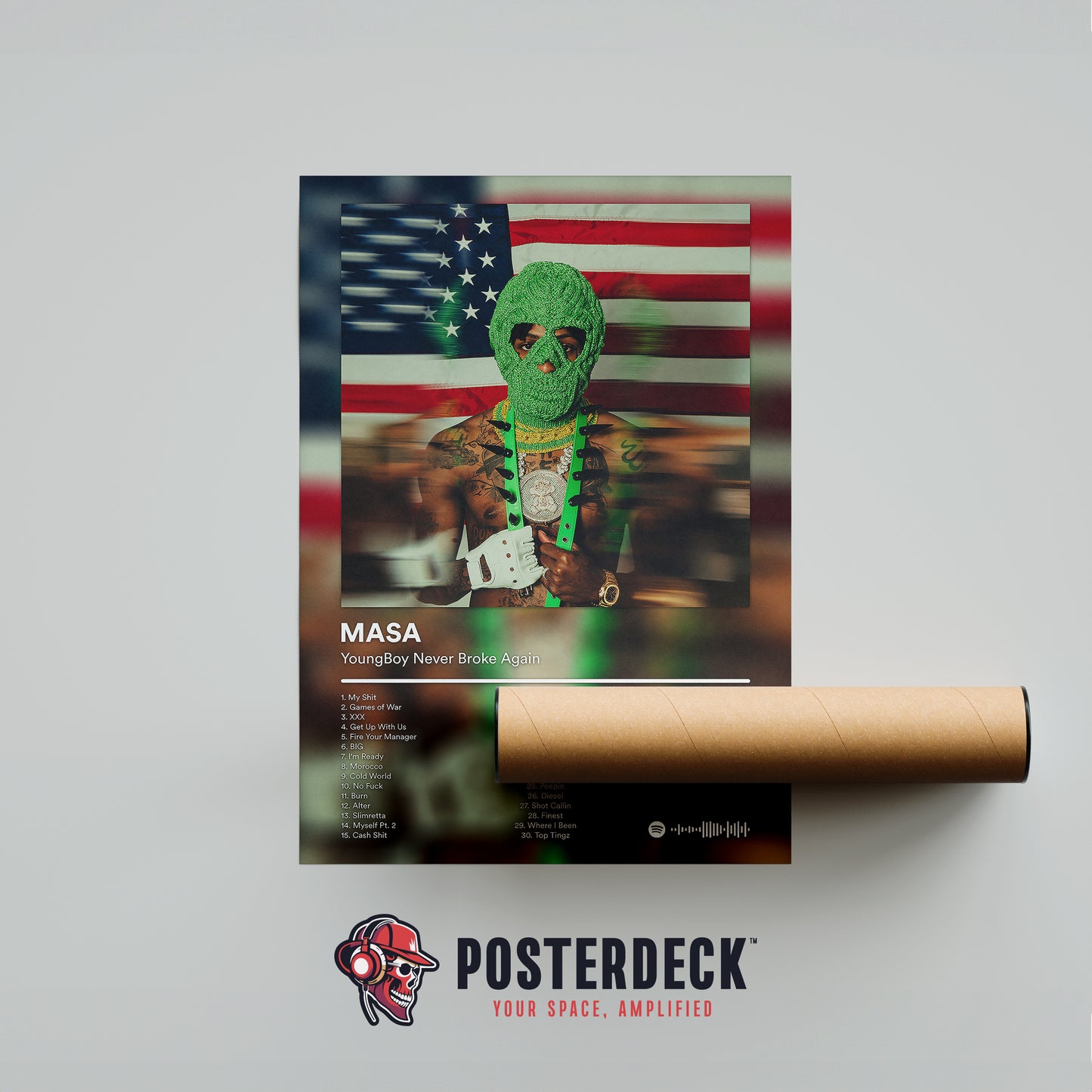 YoungBoy Never Broke Again 'MASA' Album Poster