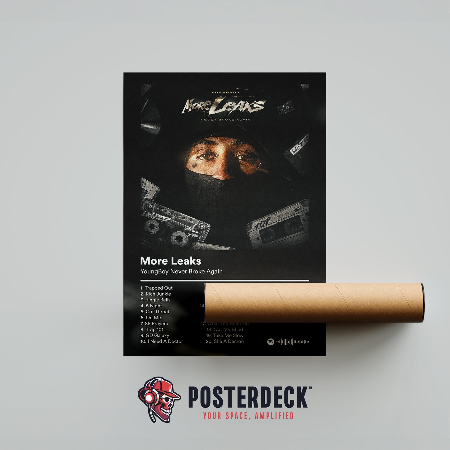 YoungBoy Never Broke Again 'More Leaks' Album Poster