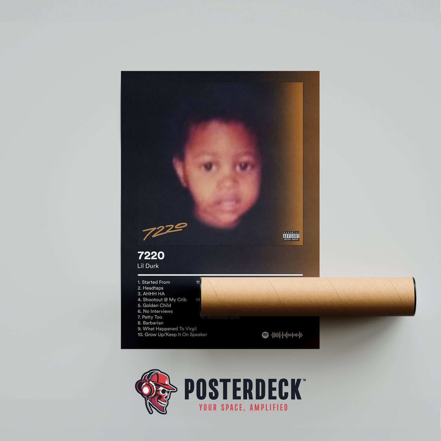 Lil Durk '7220' Album Poster