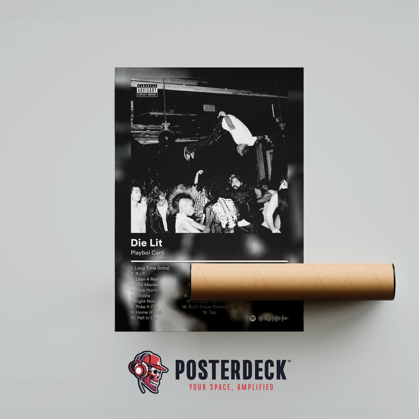 Playboi Carti 'Die Lit' Album Poster