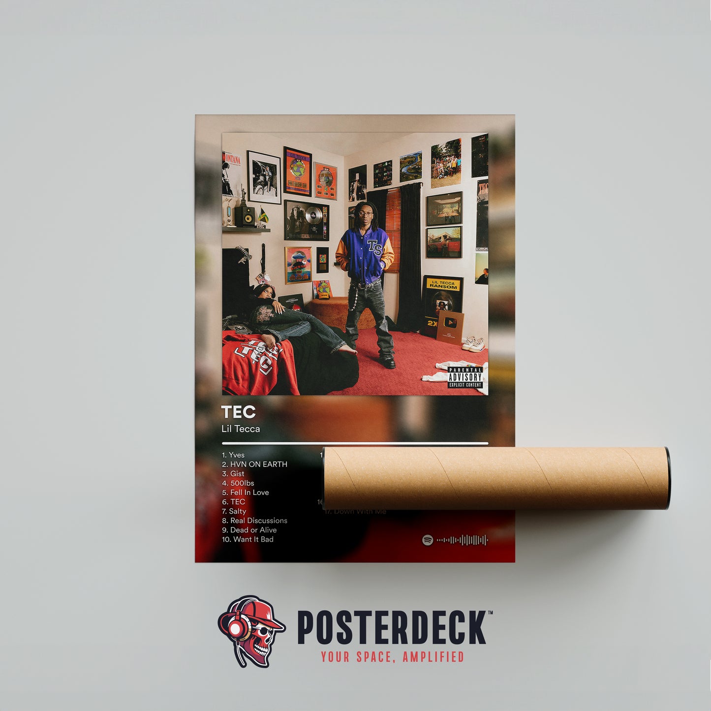 Lil Tecca 'TEC' Album Poster