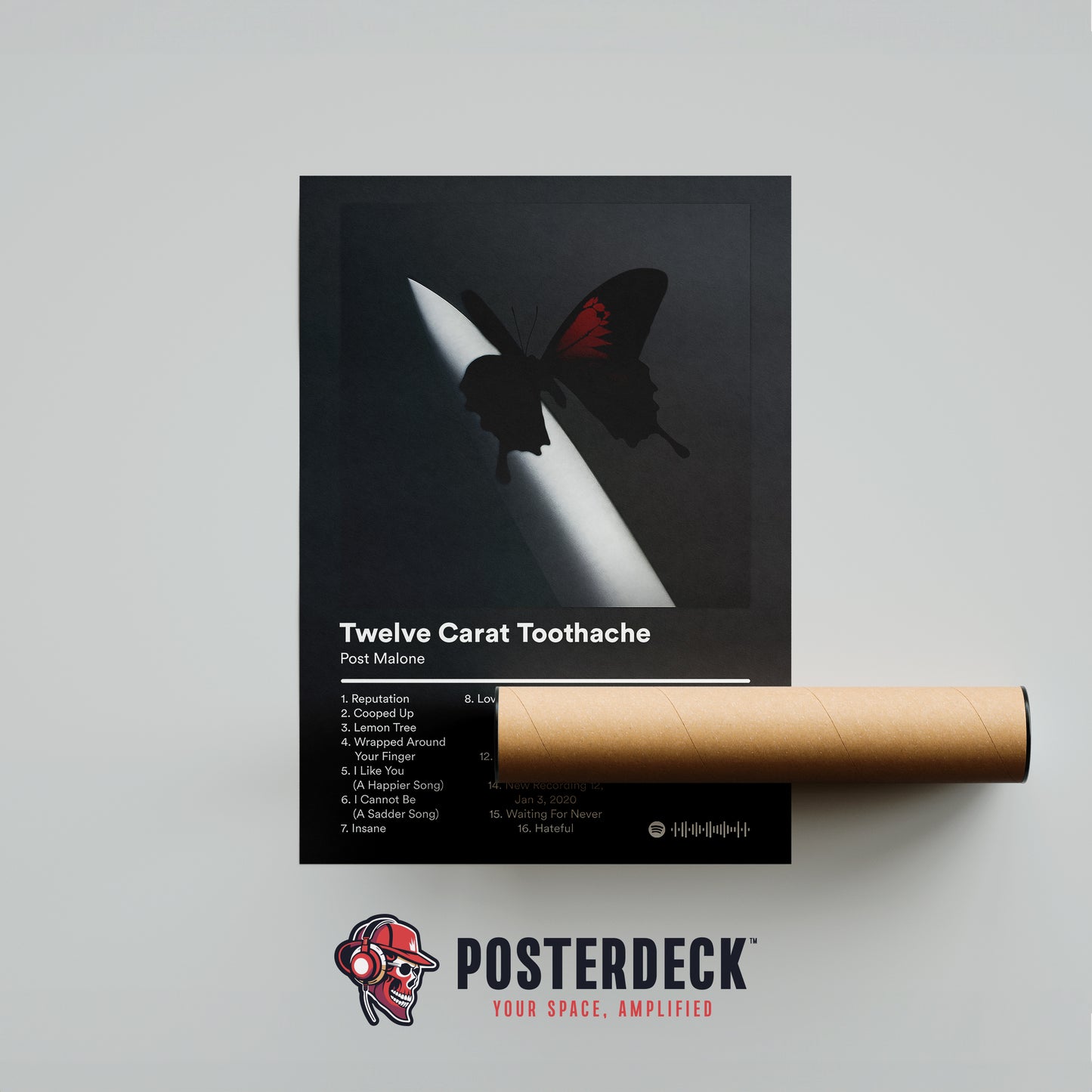 Post Malone 'Twelve Carat Toothache' Album Poster