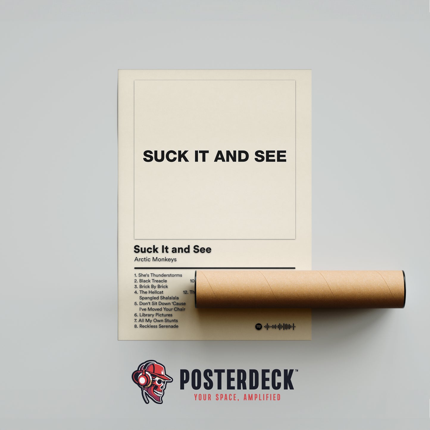 Arctic Monkeys 'Suck It And See Poster' Album Poster