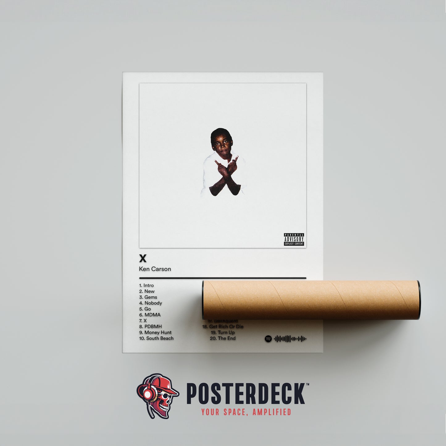 Ken Carson 'X' Album Poster