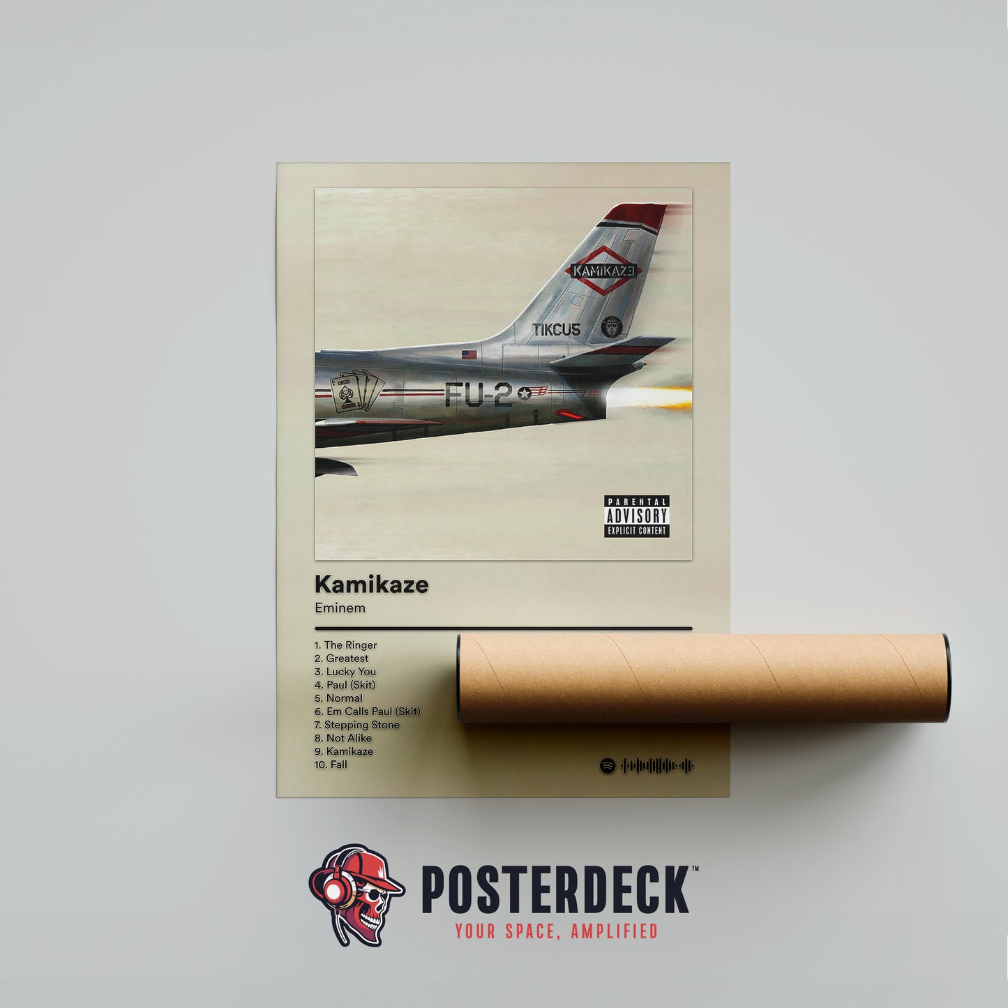 Eminem 'Kamikaze' Album Poster