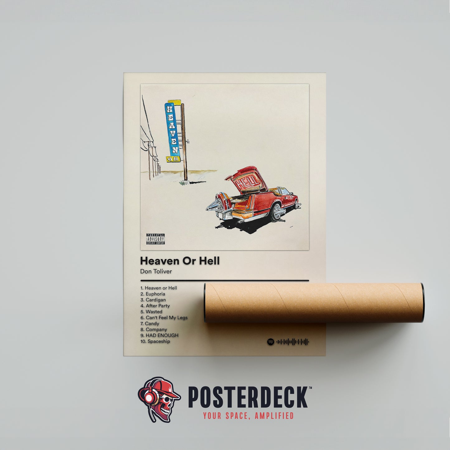 Don Toliver 'Heaven Or Hell' Album Poster