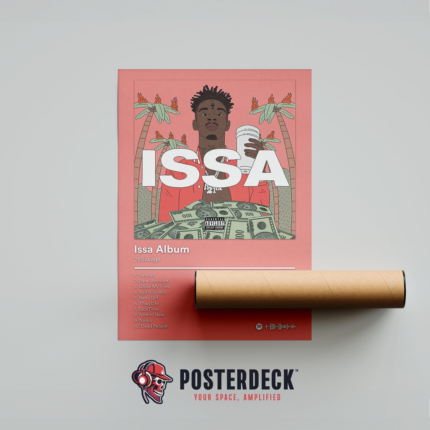 21 Savage 'Issa Album' Album Poster