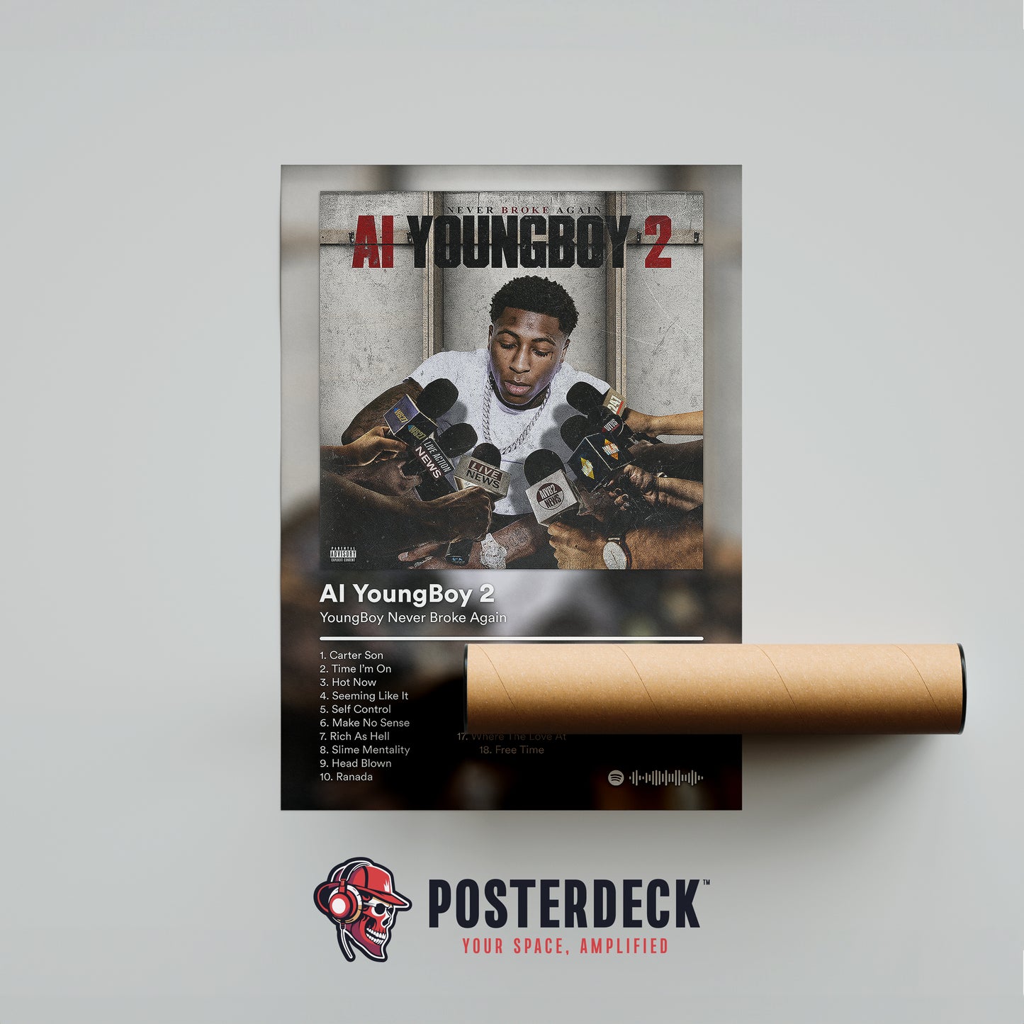 YoungBoy Never Broke Again 'AI YoungBoy 2' Album Poster