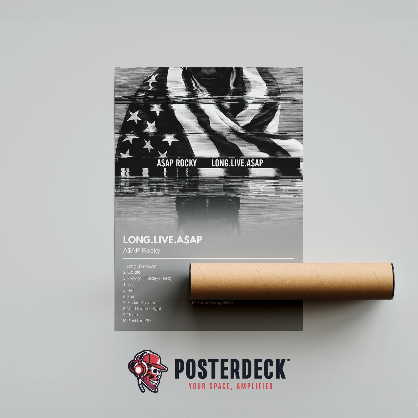 ASAP Rocky 'LONG.LIVE.A$AP' Album Poster