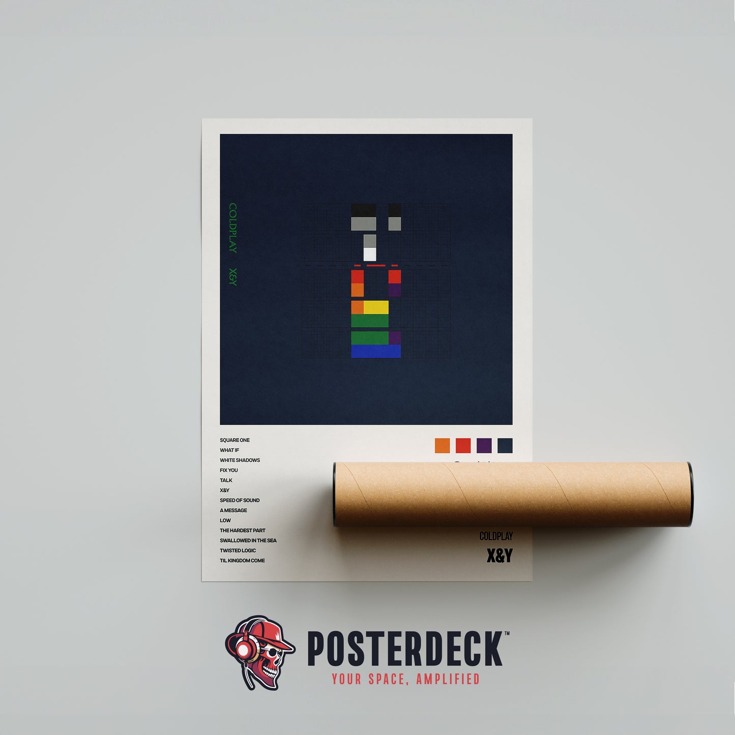 Coldplay 'X&Y' Album Poster