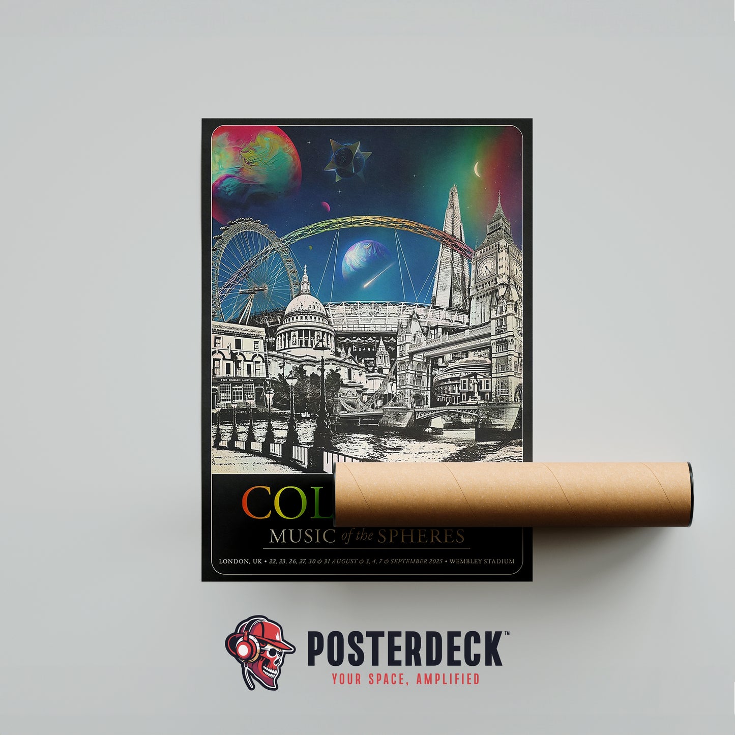 Coldplay 'Music Of The Spheres' Poster