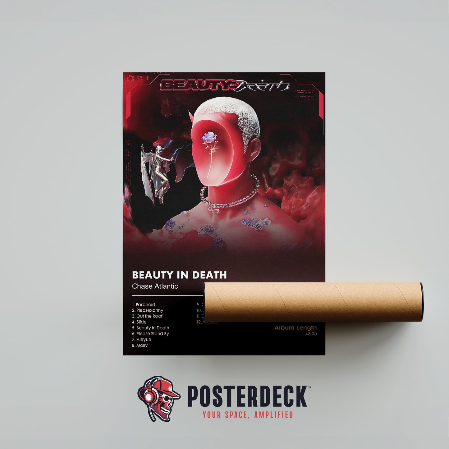 Chase Atlantic 'Beauty In Death' Album Poster