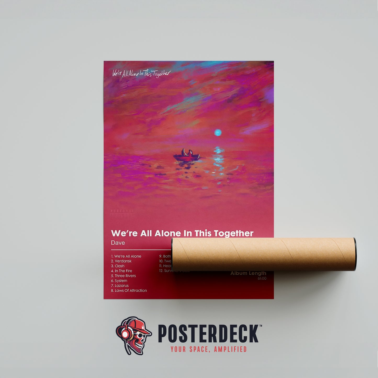 Dave 'We're All Alone in This Together' Album Poster