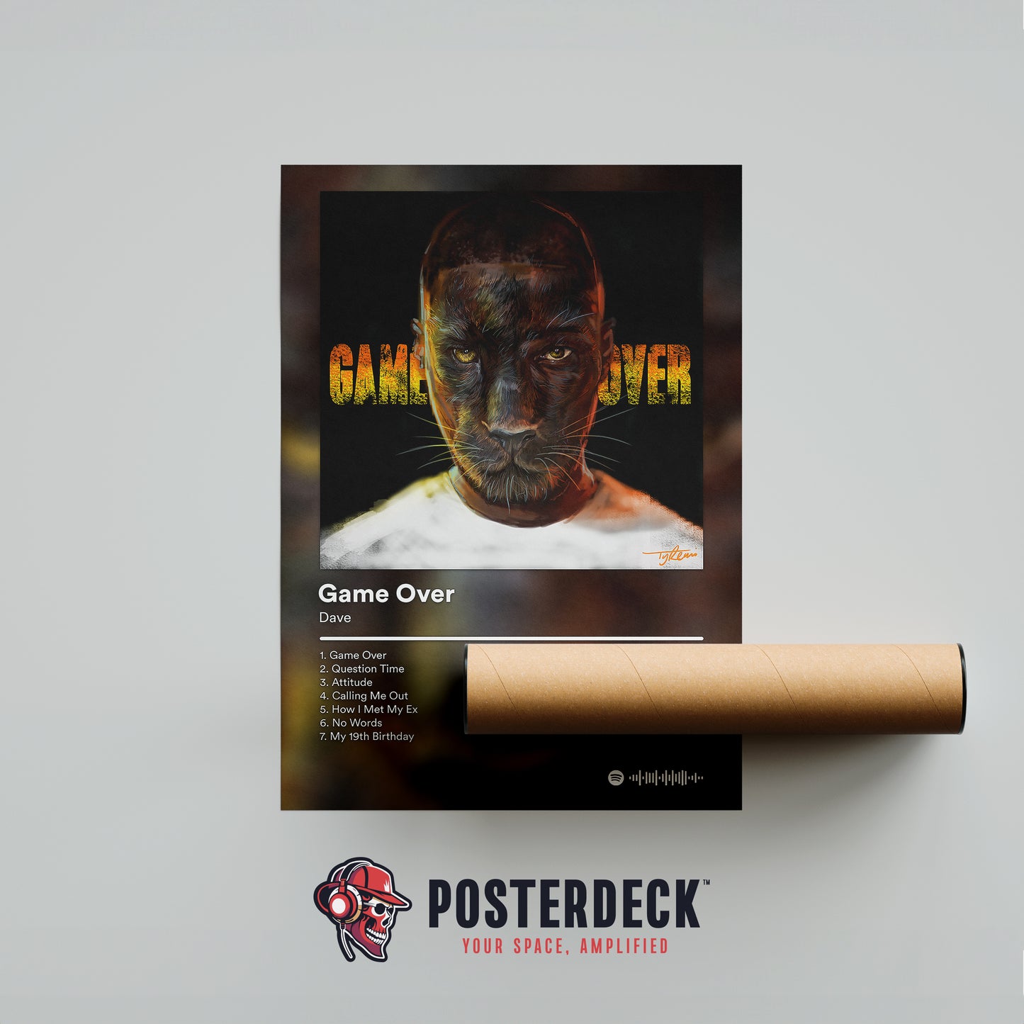 Dave 'Game Over' Album Poster