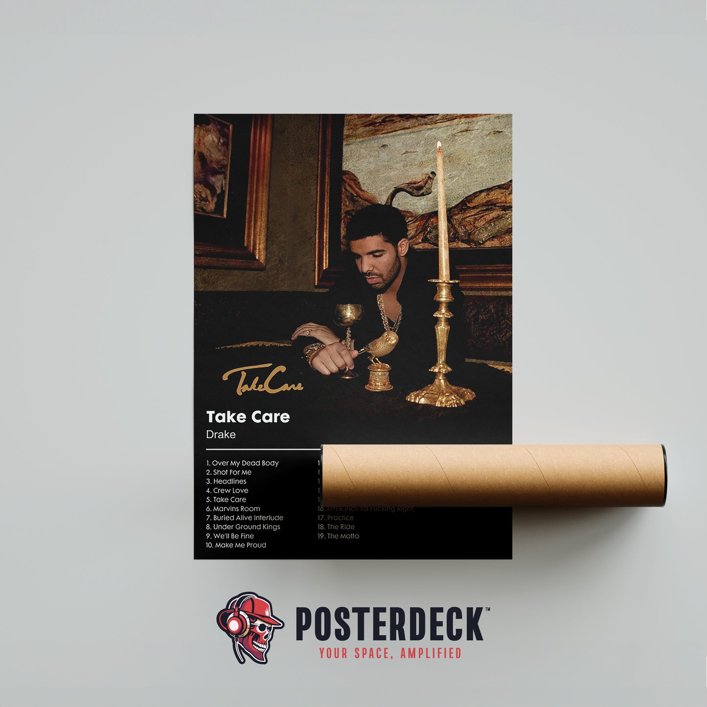 Drake 'Take Care' Album Poster
