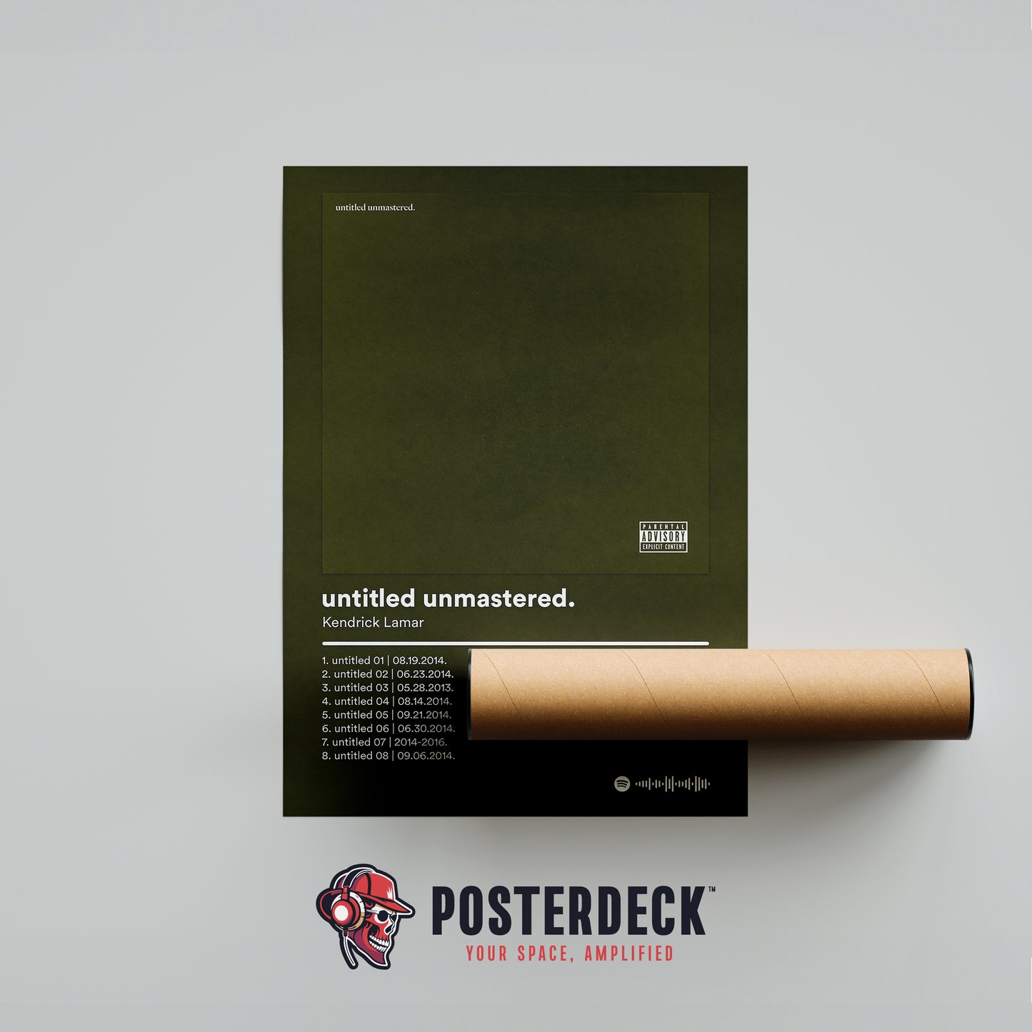 Kendrick Lamar 'Untitled Unmastered' Album Poster