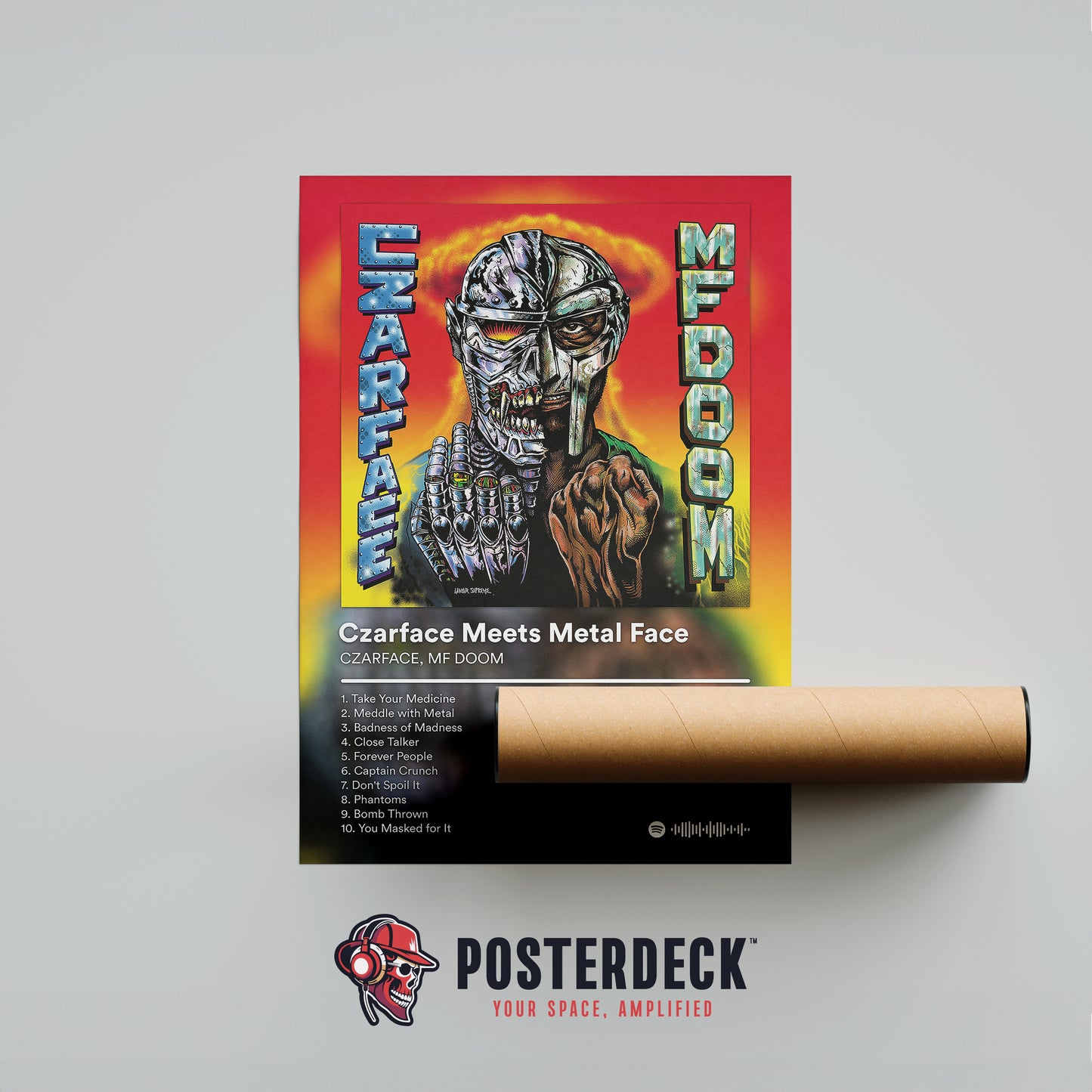 MF DOOM 'Czarface Meets Metal Face' Album Poster
