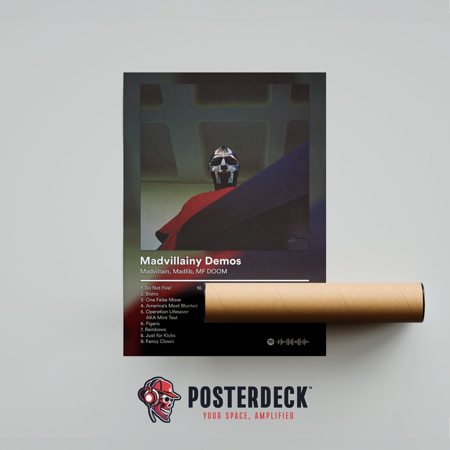 MF DOOM 'Madvillainy Demos' Album Poster