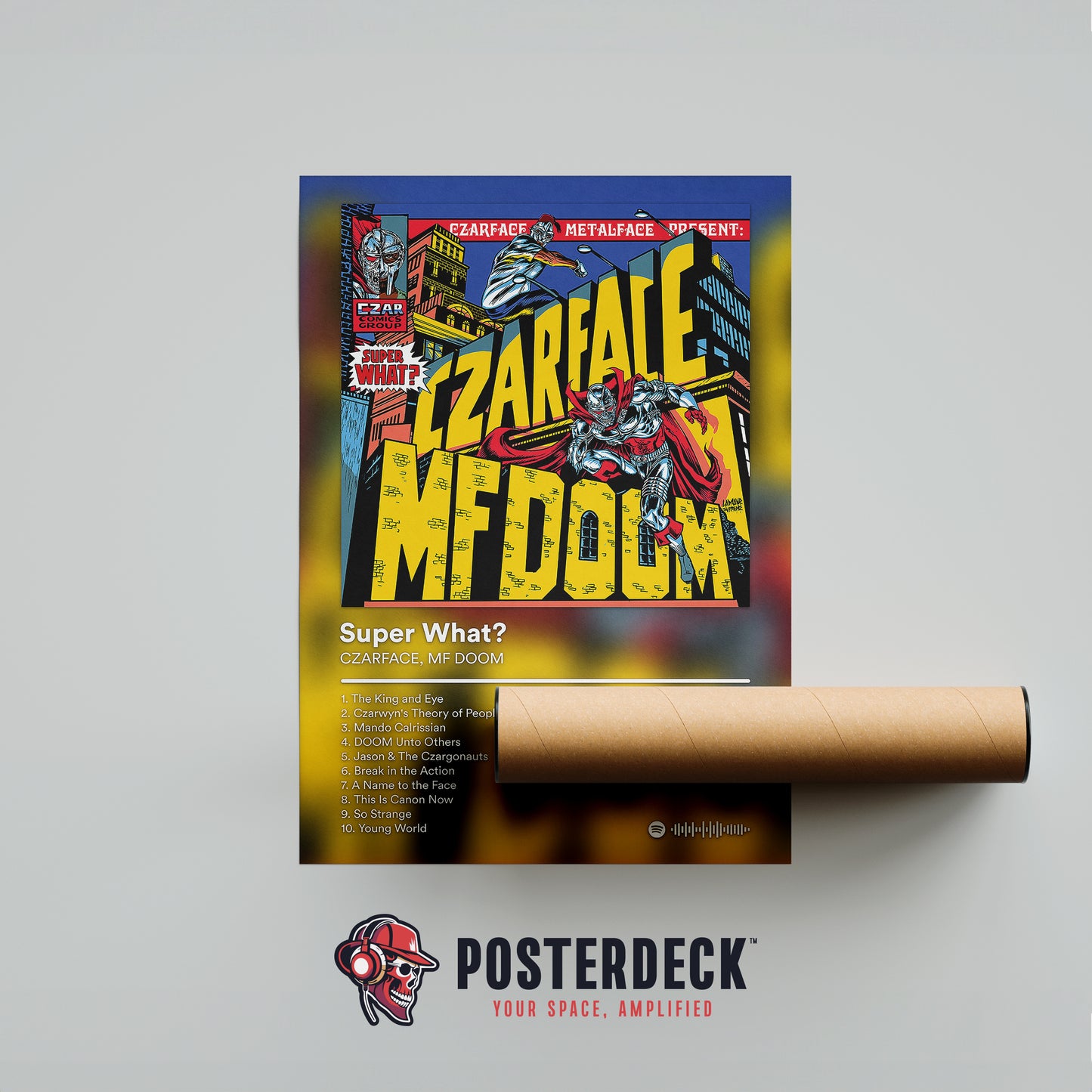 MF DOOM 'Super What?' Album Poster