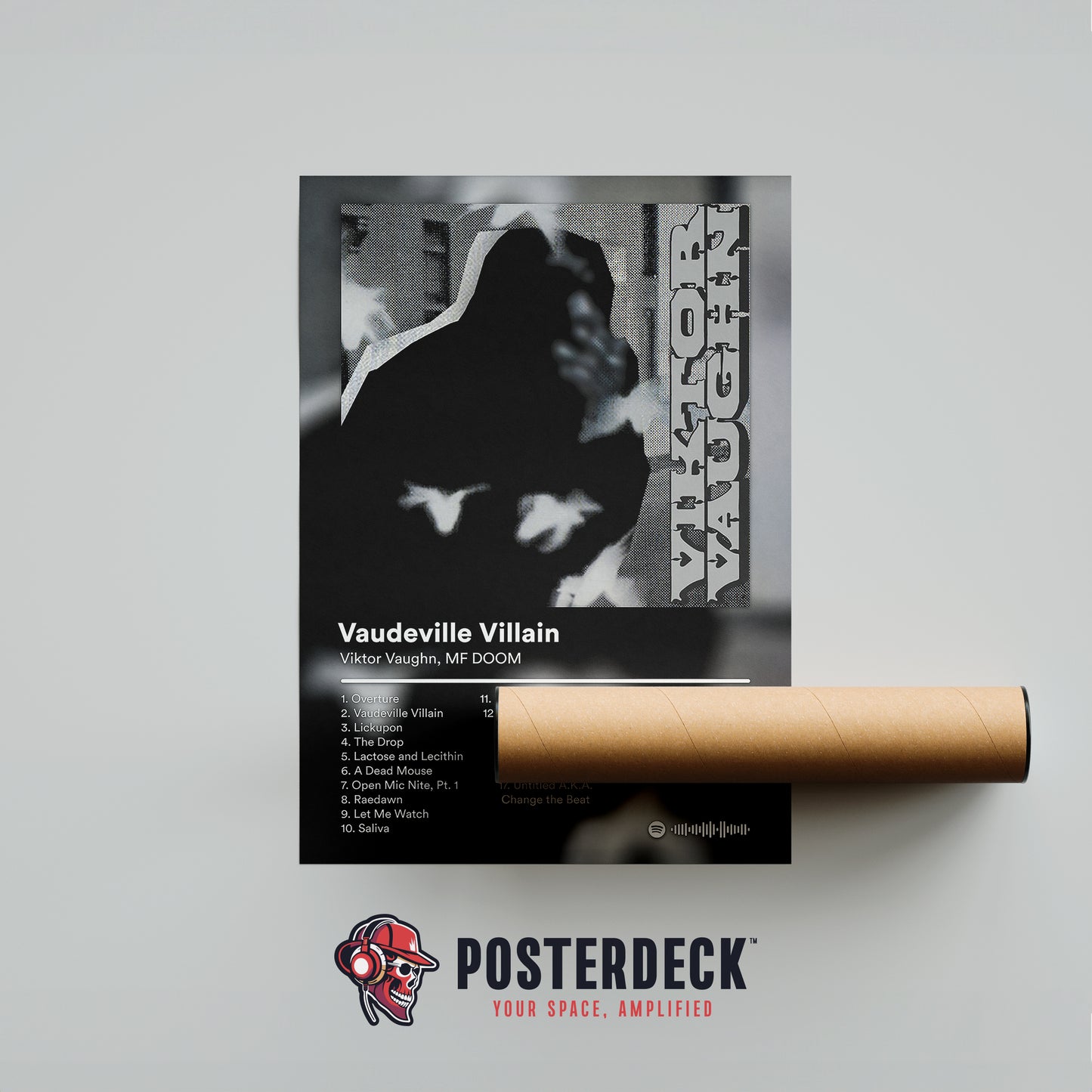 MF DOOM 'Vaudeville Villain' Album Poster