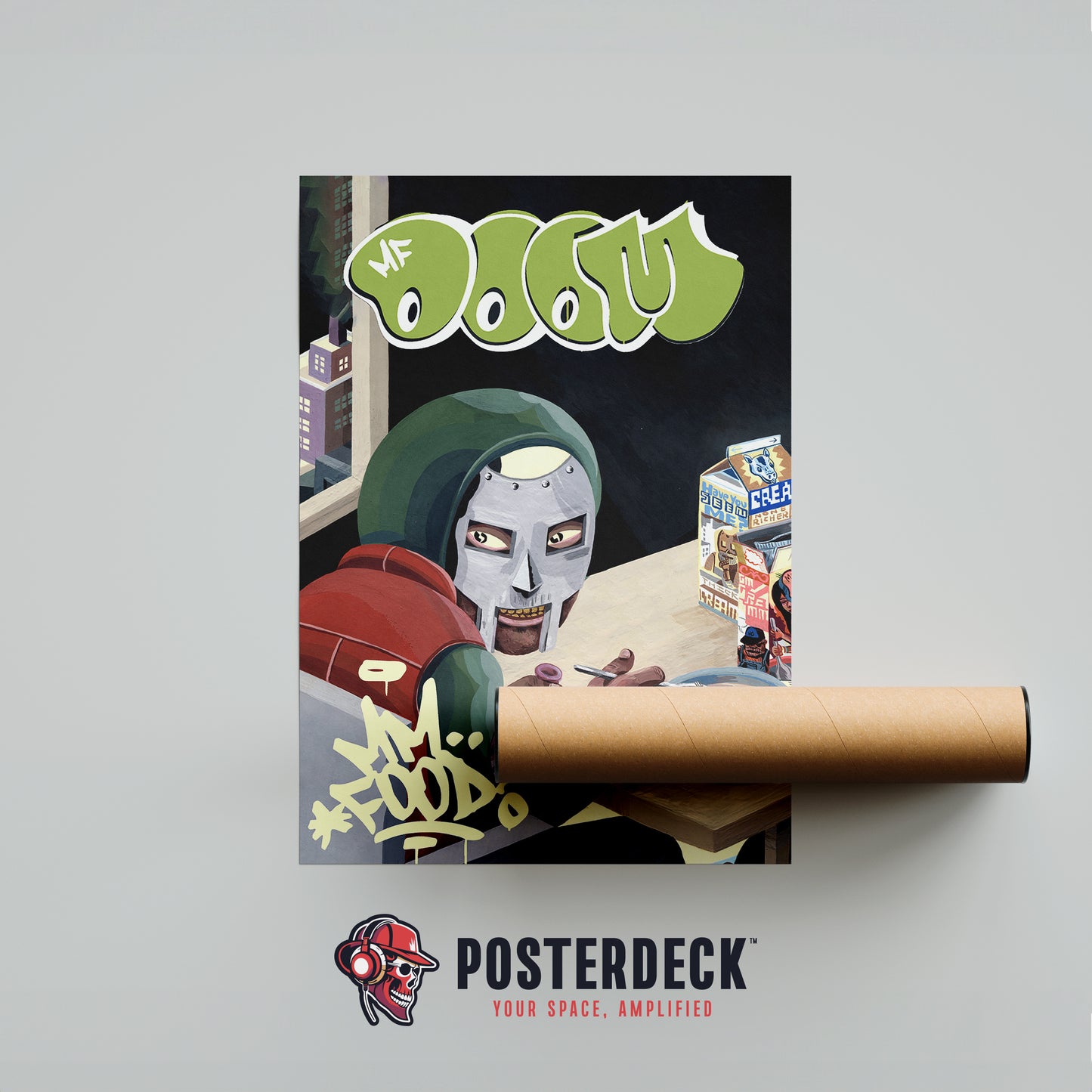 MF DOOM 'Mm...Food' Poster