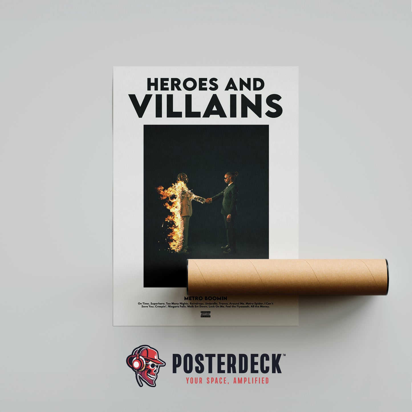 Metro Boomin 'HEROES & VILLAINS' Poster