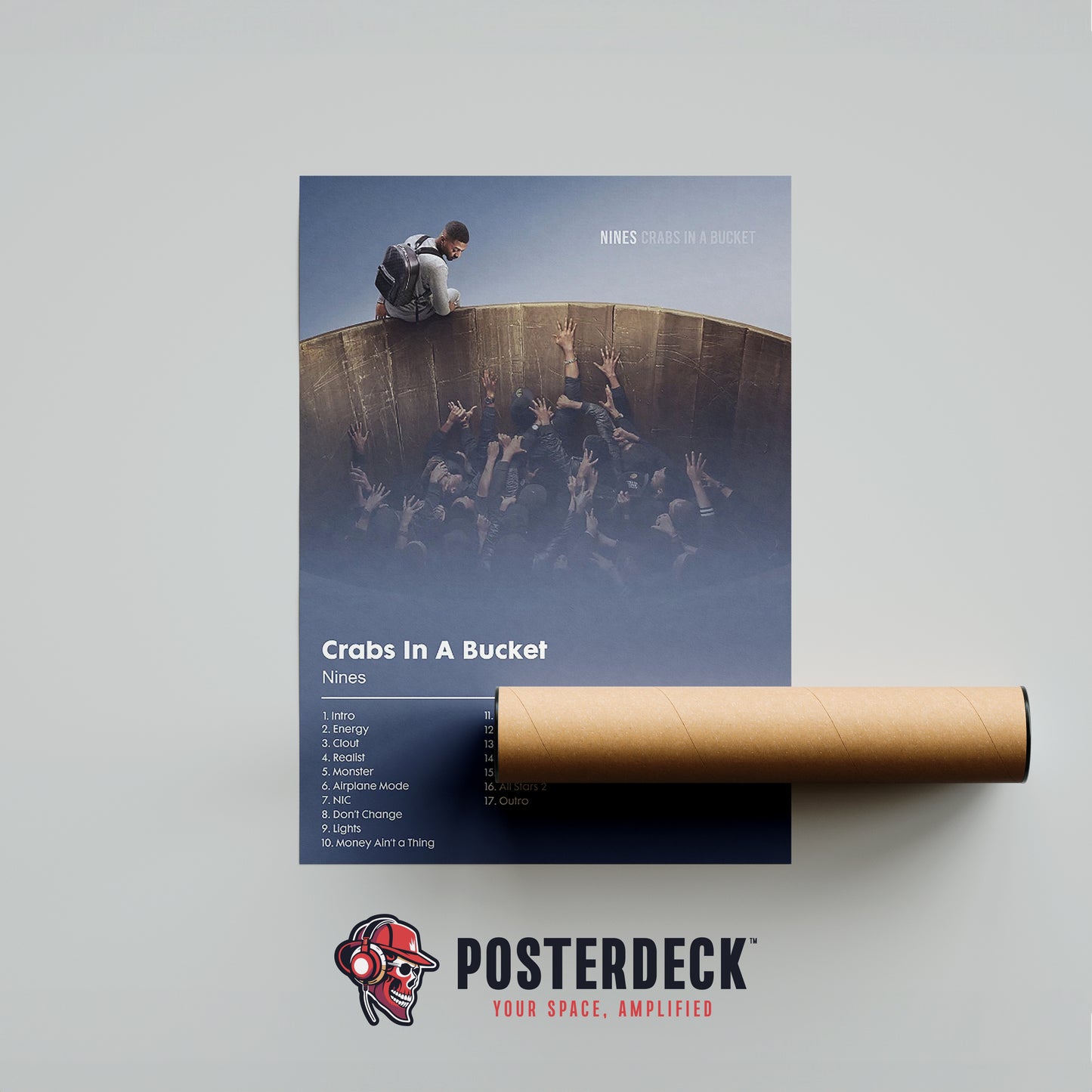 Nines 'Crabs In A Bucket' Album Poster