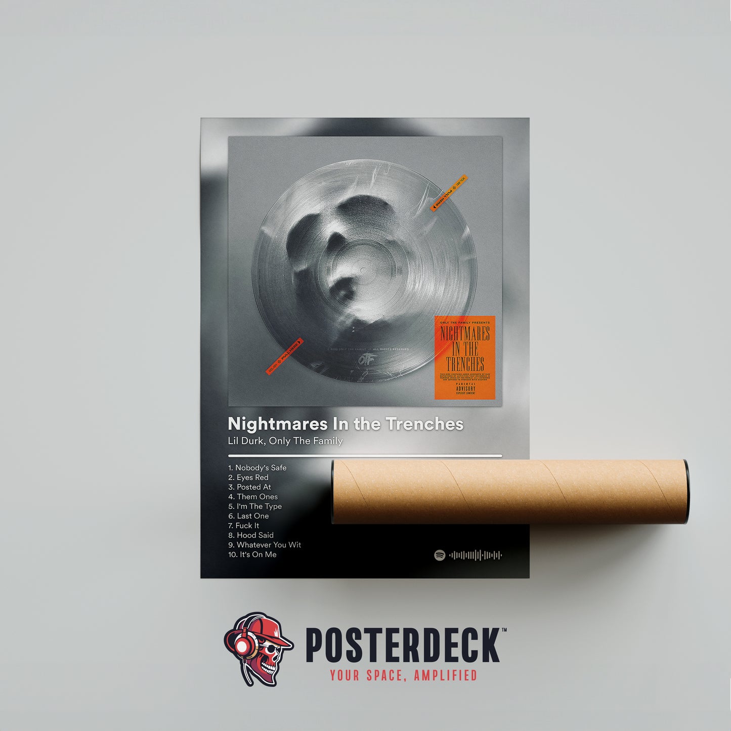 Lil Durk 'Nightmares In The Trenches' Album Poster