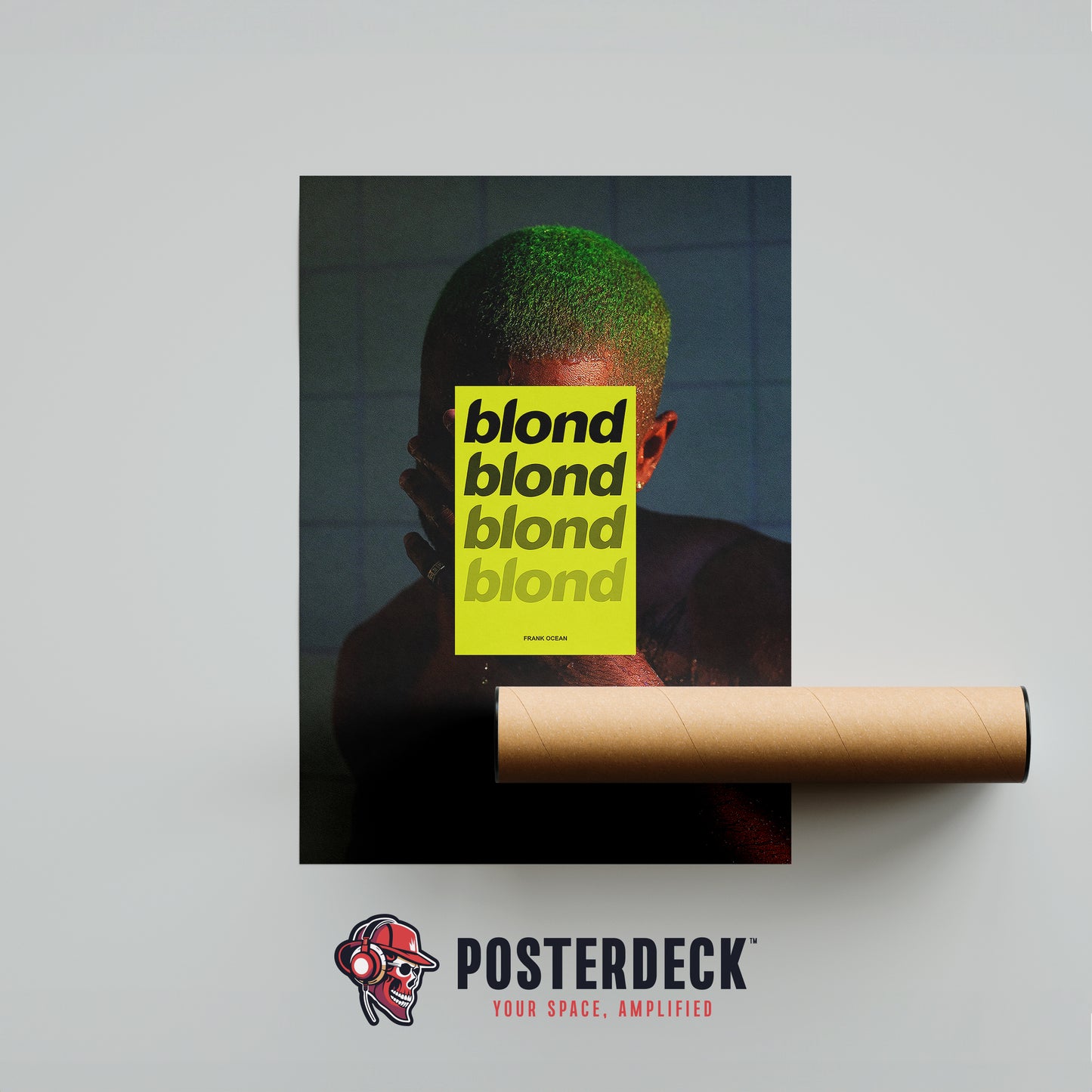 Frank Ocean 'BLONDE' (Yellow Overlay) Poster