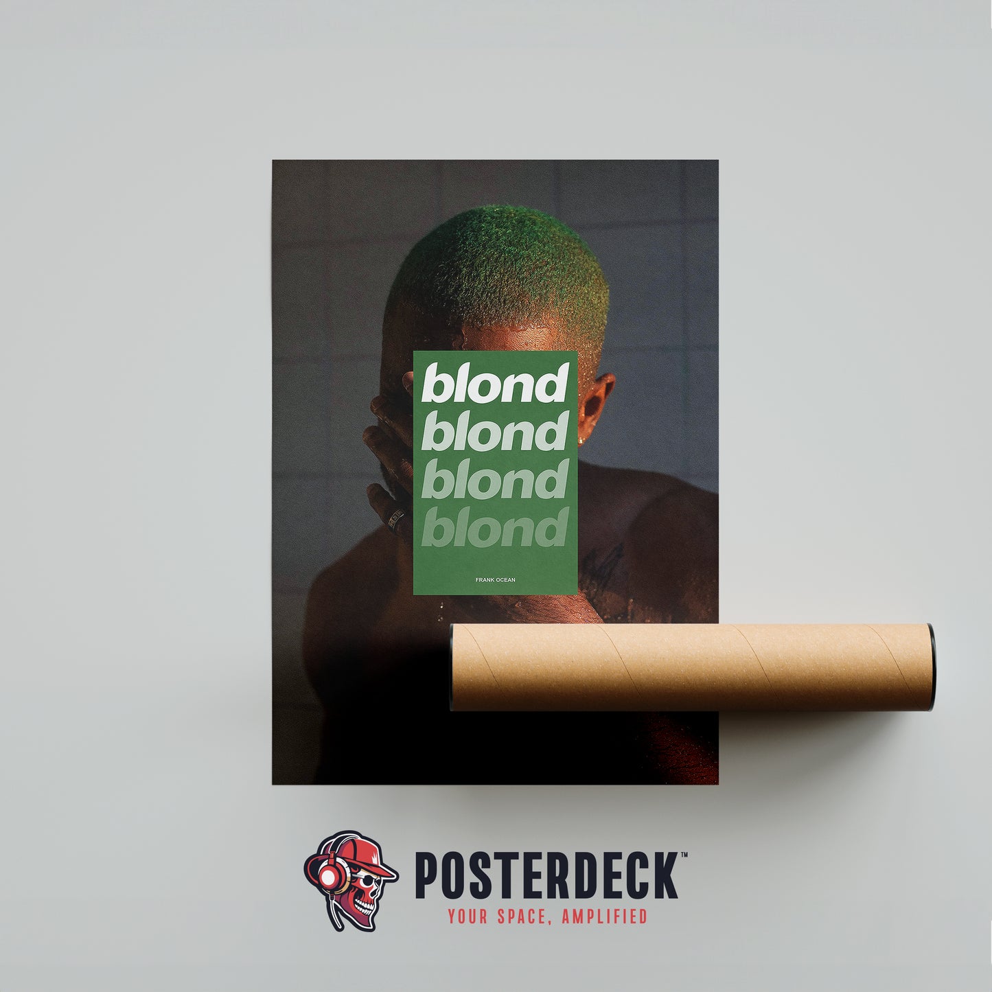 Frank Ocean 'BLONDE' (Green Overlay) Poster