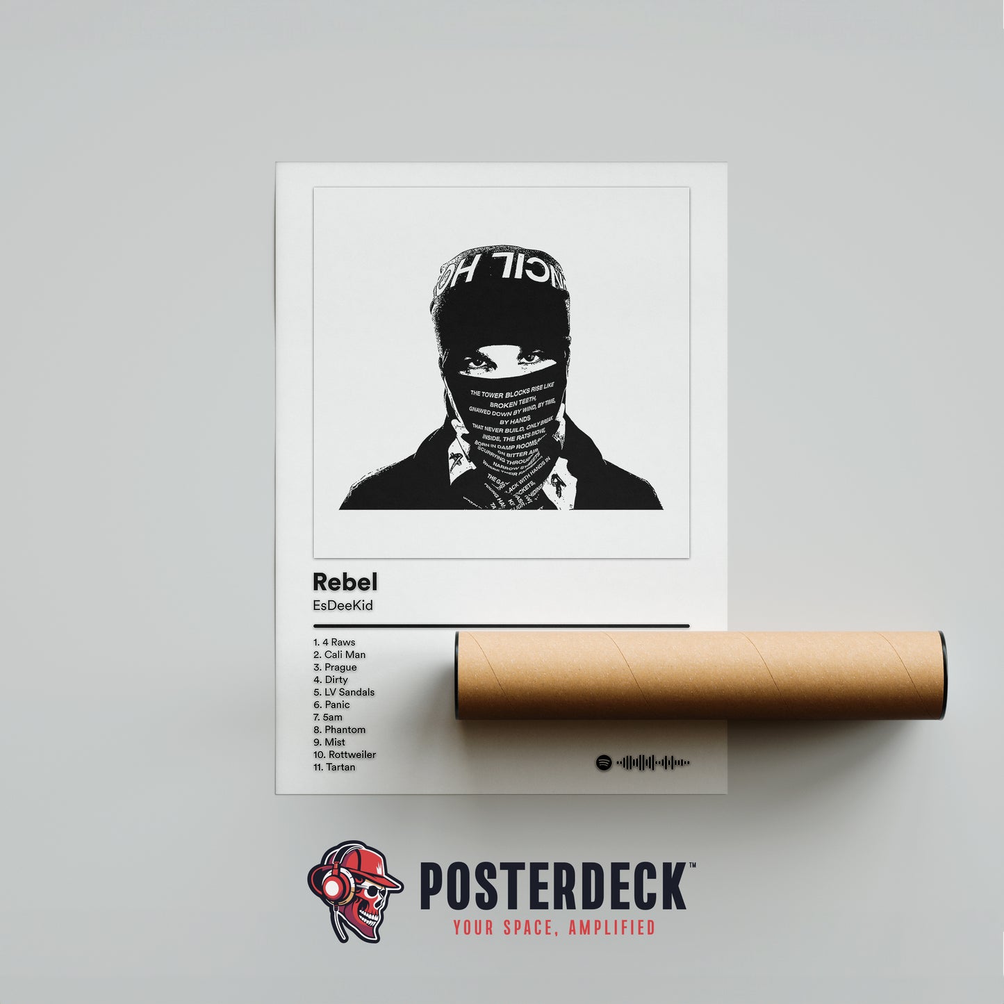 EsDeeKid 'Rebel' Album Poster