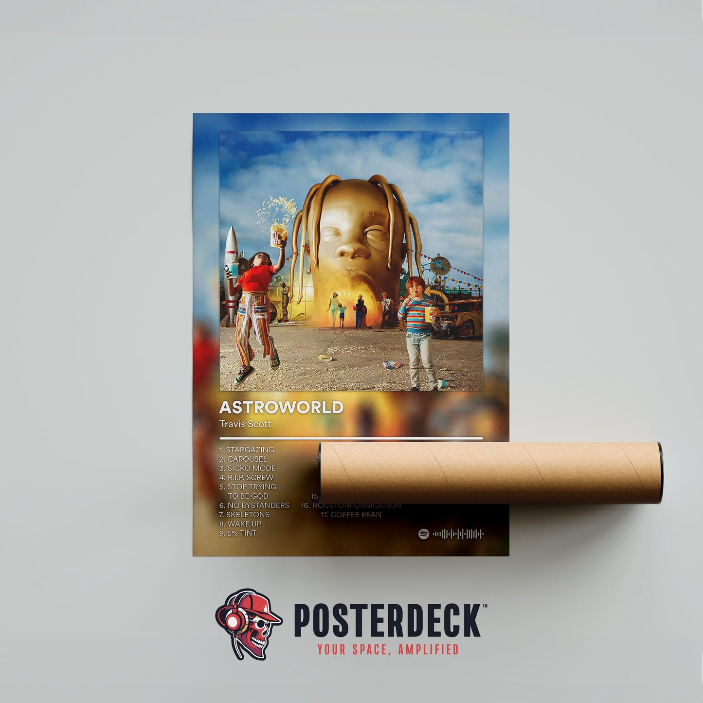 Travis Scott 'ASTROWORLD' (Day Version) Album Poster