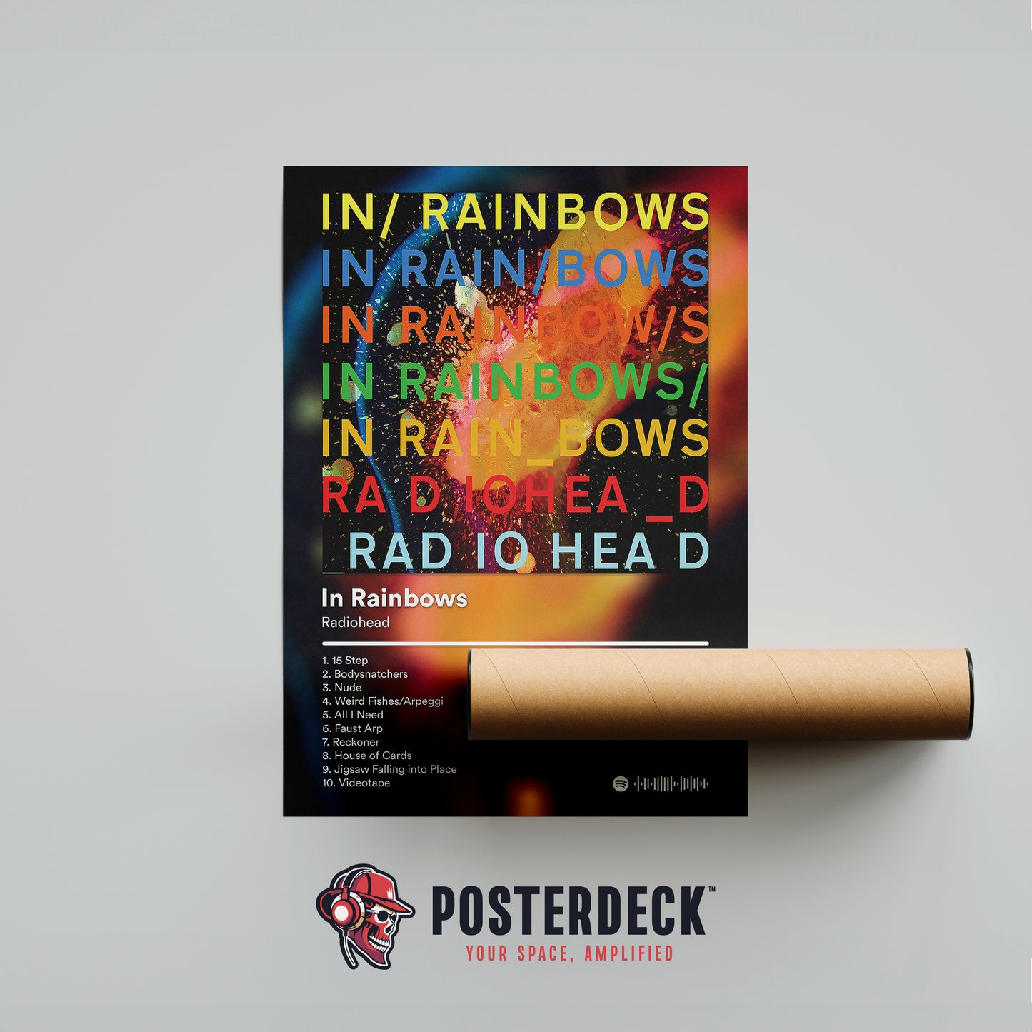 Radiohead 'In Rainbows' Album Poster