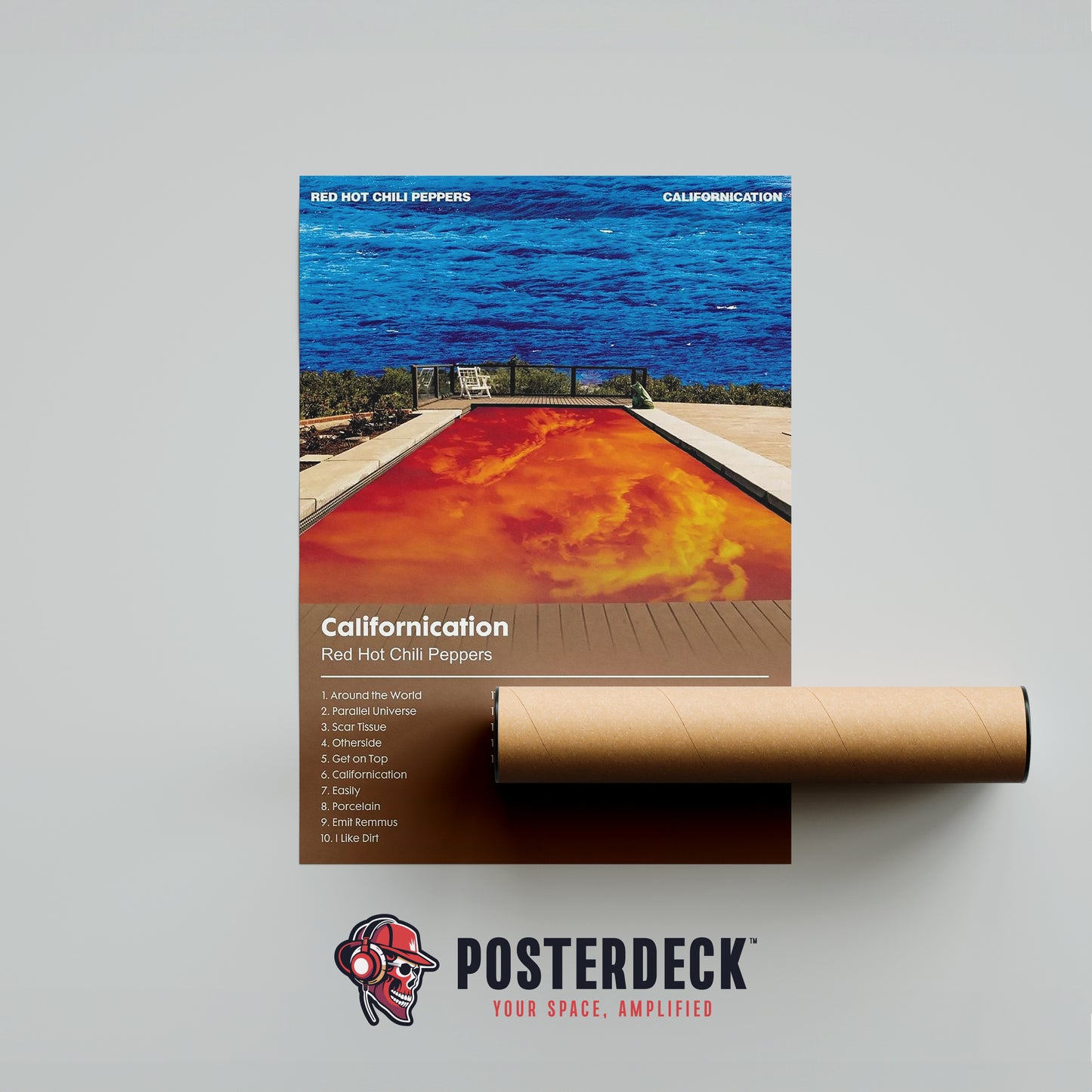 Red Hot Chili Peppers 'Californication' Album Poster
