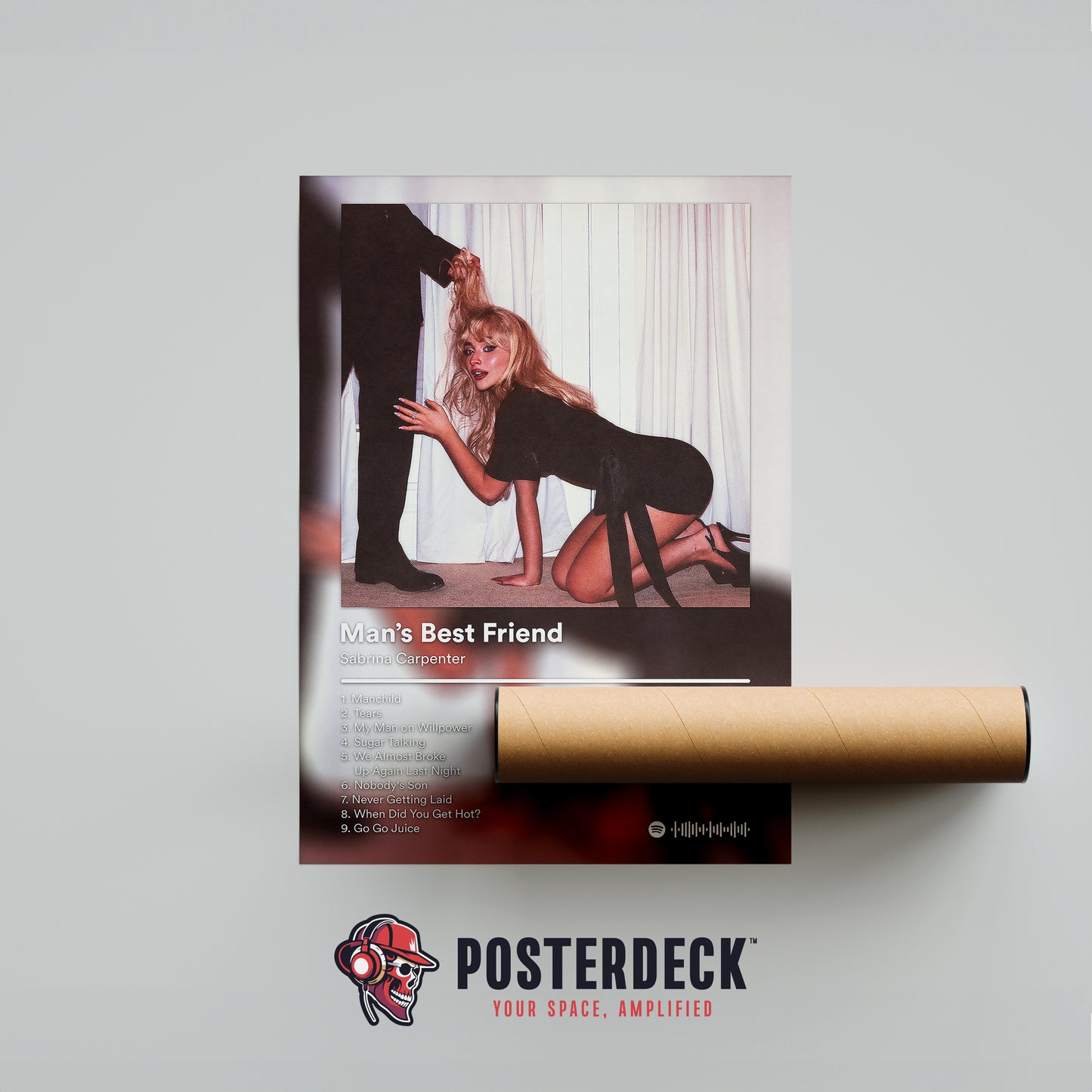 Sabrina Carpenter 'Man's Best Friend' Album Poster