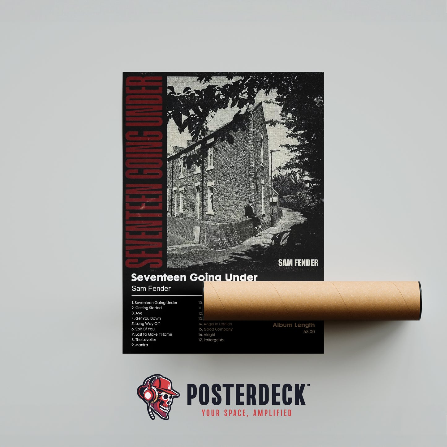 Sam Fender 'Seventeen Going Under' Album Poster