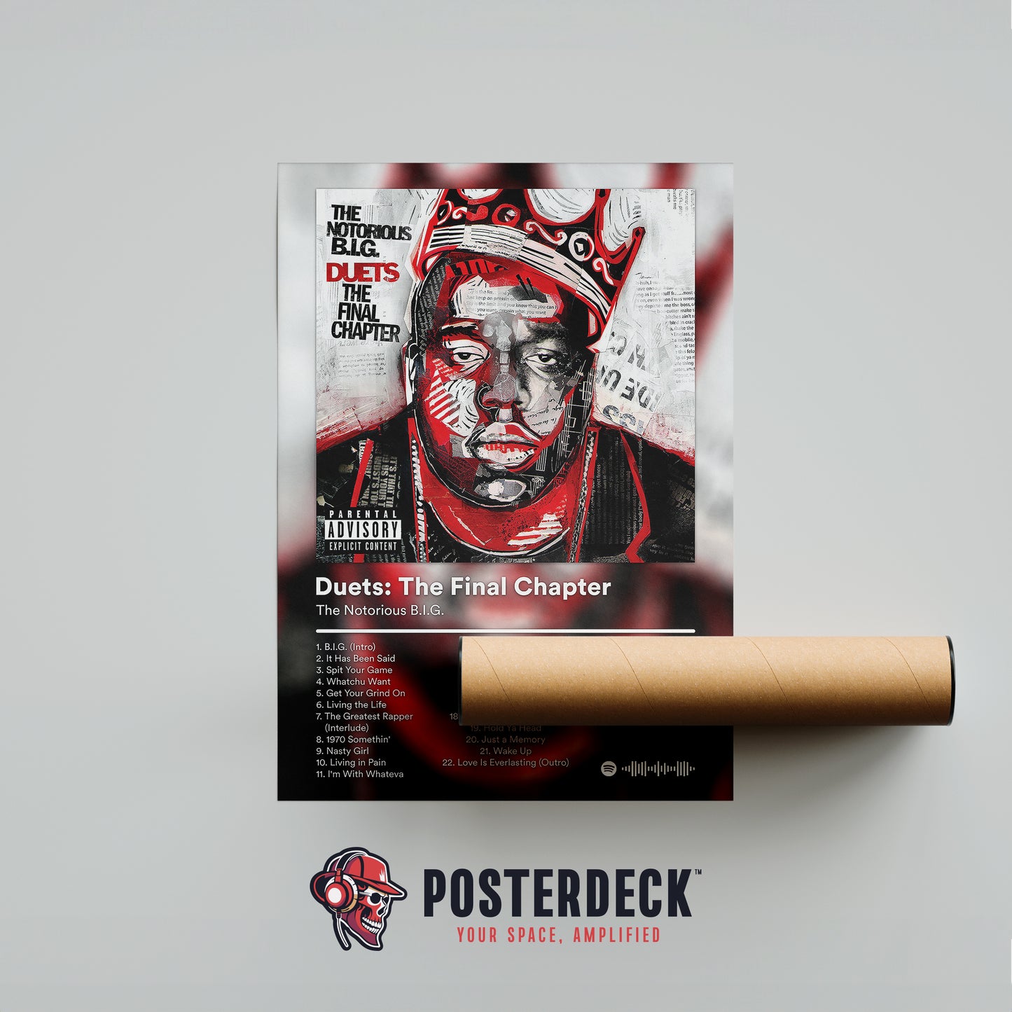 The Notorious B.I.G 'Duets The Final Chapter' Album Poster