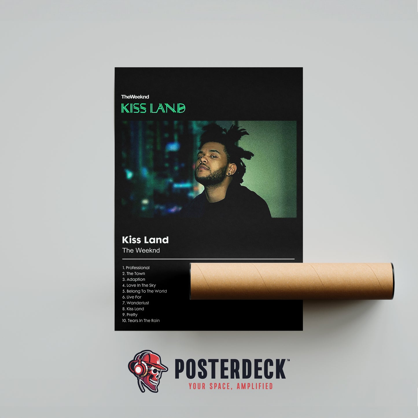 The Weeknd 'Kiss Land' Album Poster